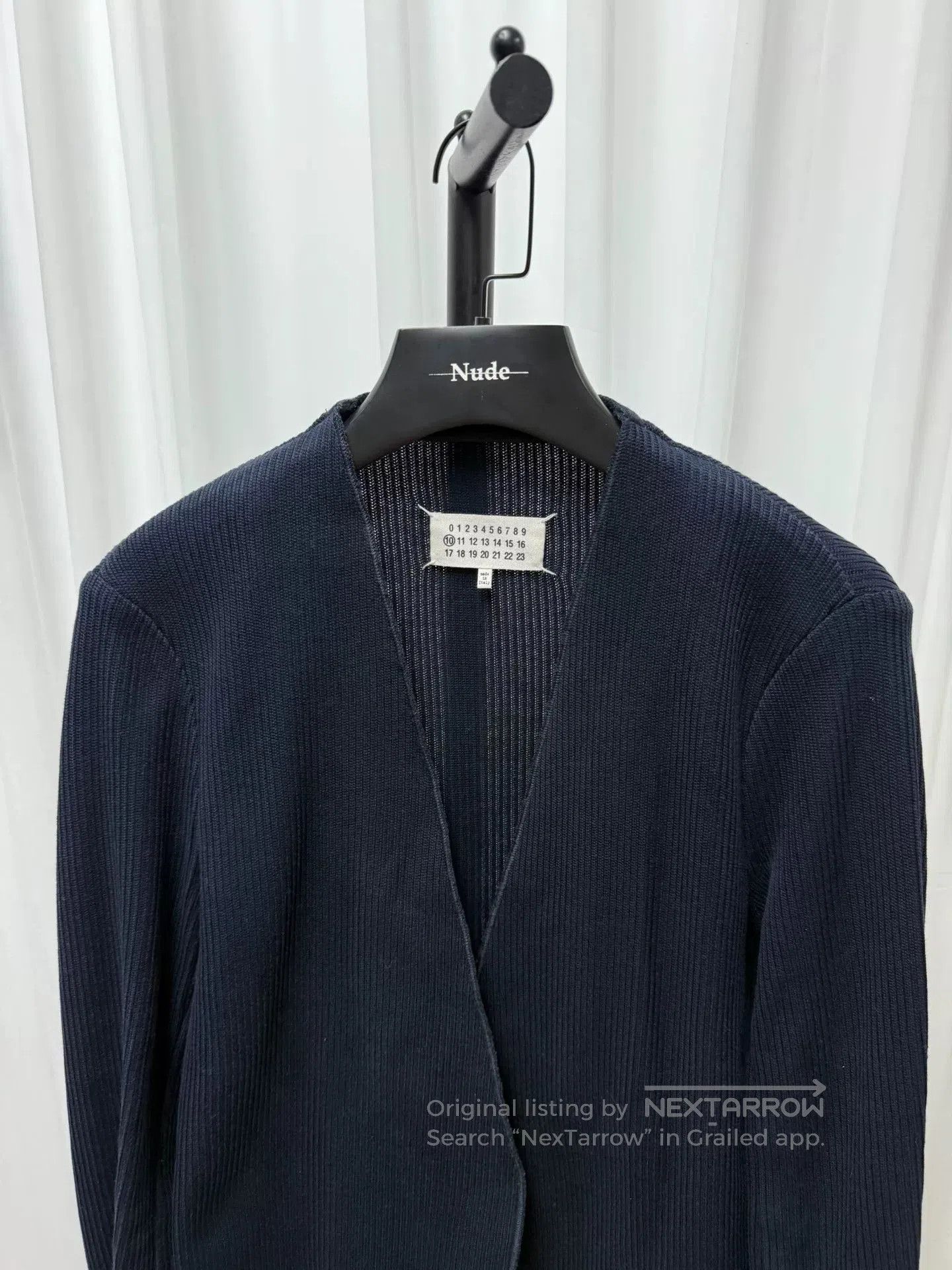 Maison Margiela Maison Margiela Collarless Knit Blazer. Size US S / EU 44-46 / 1 - 4 Thumbnail