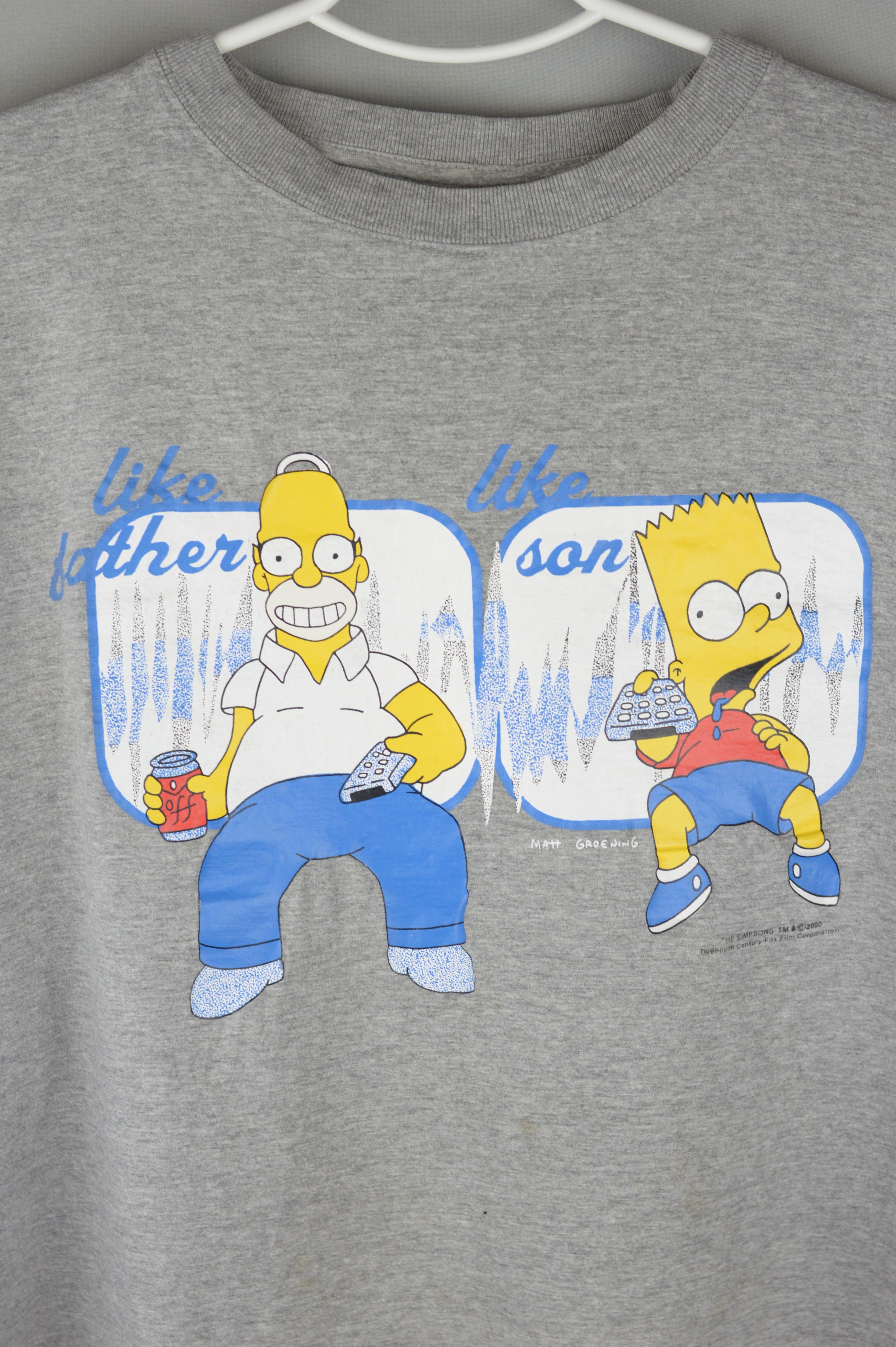 The Simpsons × Vintage Vintage The Simpsons Like Father Like Son 2000 t shirt Size US M / EU 48-50 / 2 - 2 Thumbnail