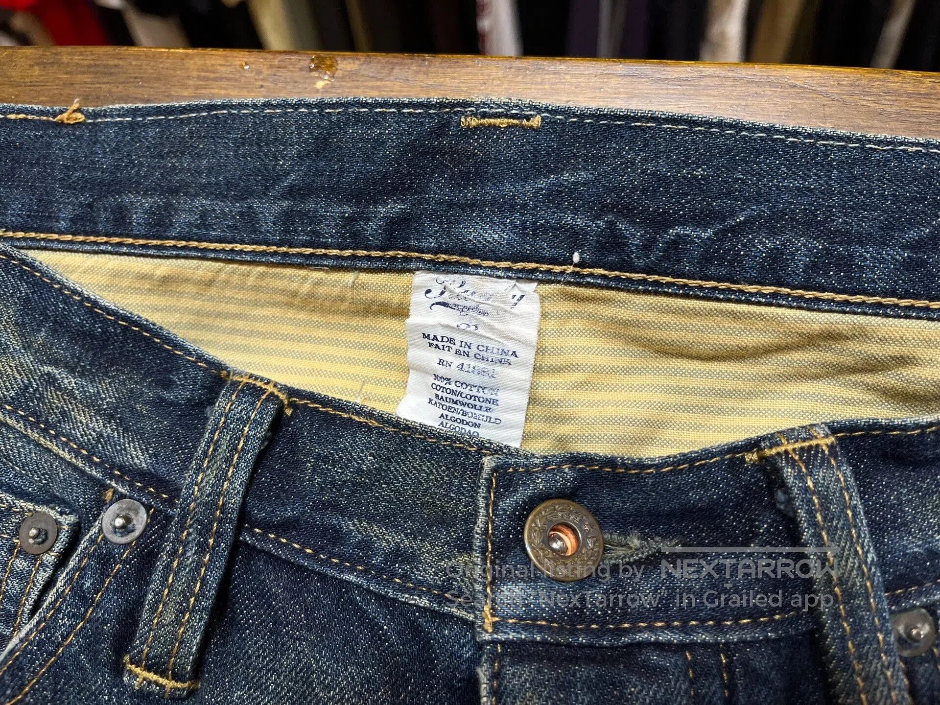 RRL Ralph Lauren patched denim jeans by ralph lauren. Size US 31 - 3 Thumbnail