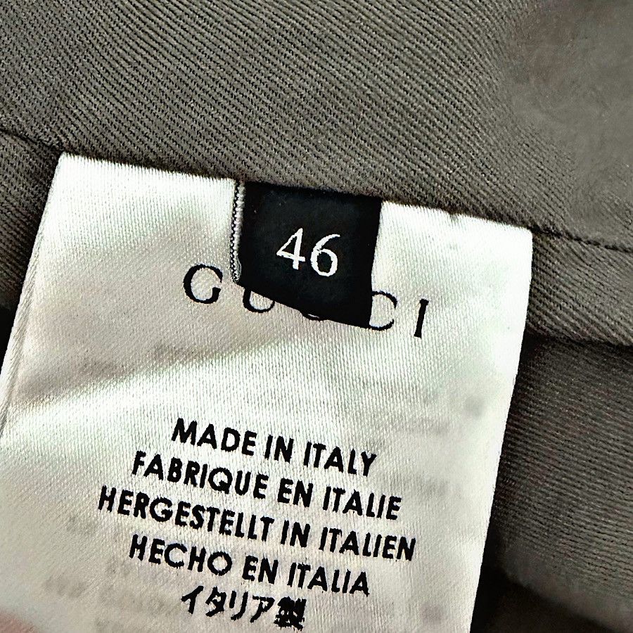 Gucci Authentic Gucci 12 SS Aluminum Transfer Silk Blend Jacket Size US S / EU 44-46 / 1 - 4 Thumbnail