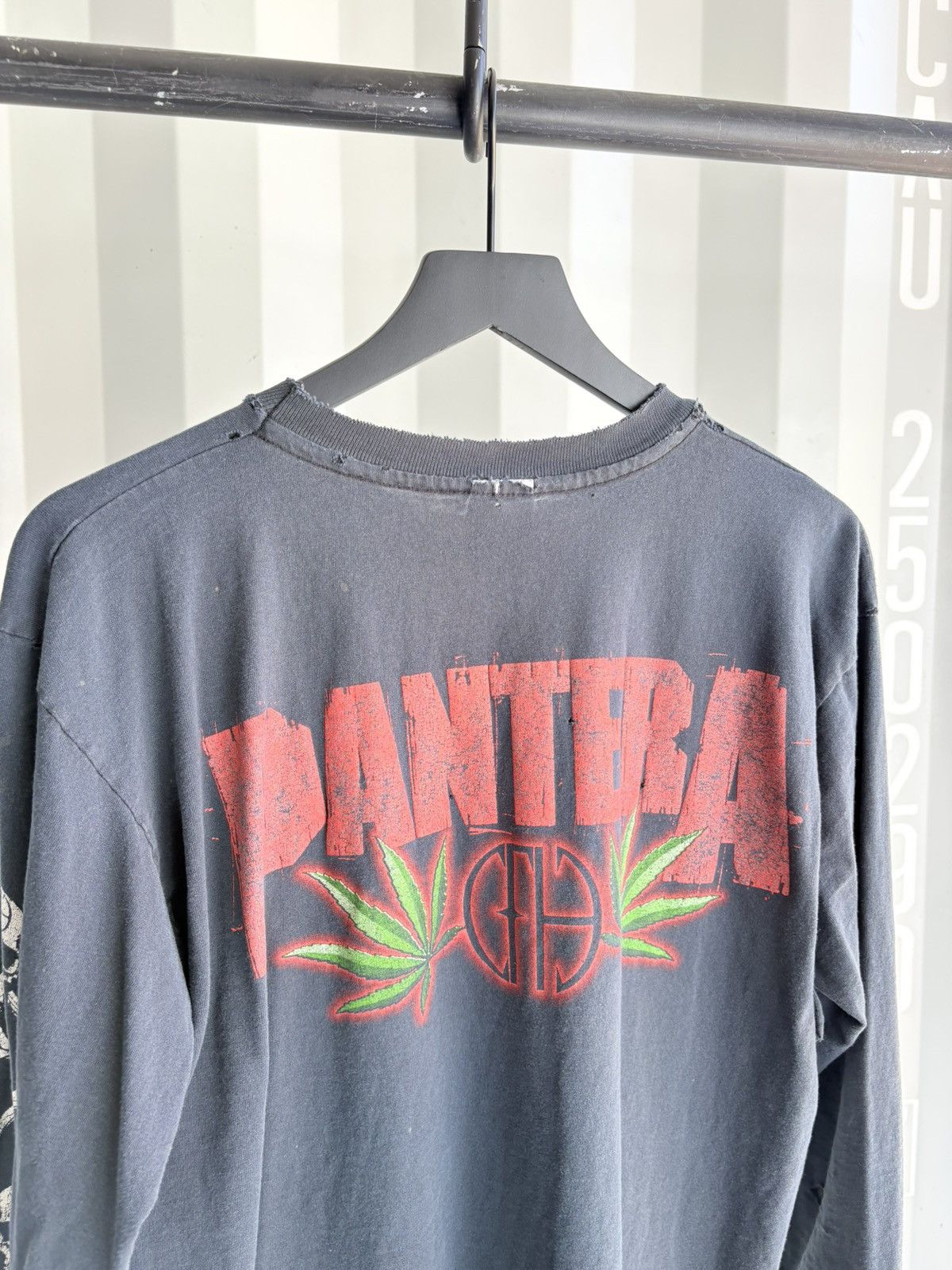 Band Tees Pantera Cowboys from Hell Sun Faded Thrashed Distressed ERD Size US L / EU 52-54 / 3 - 8 Thumbnail