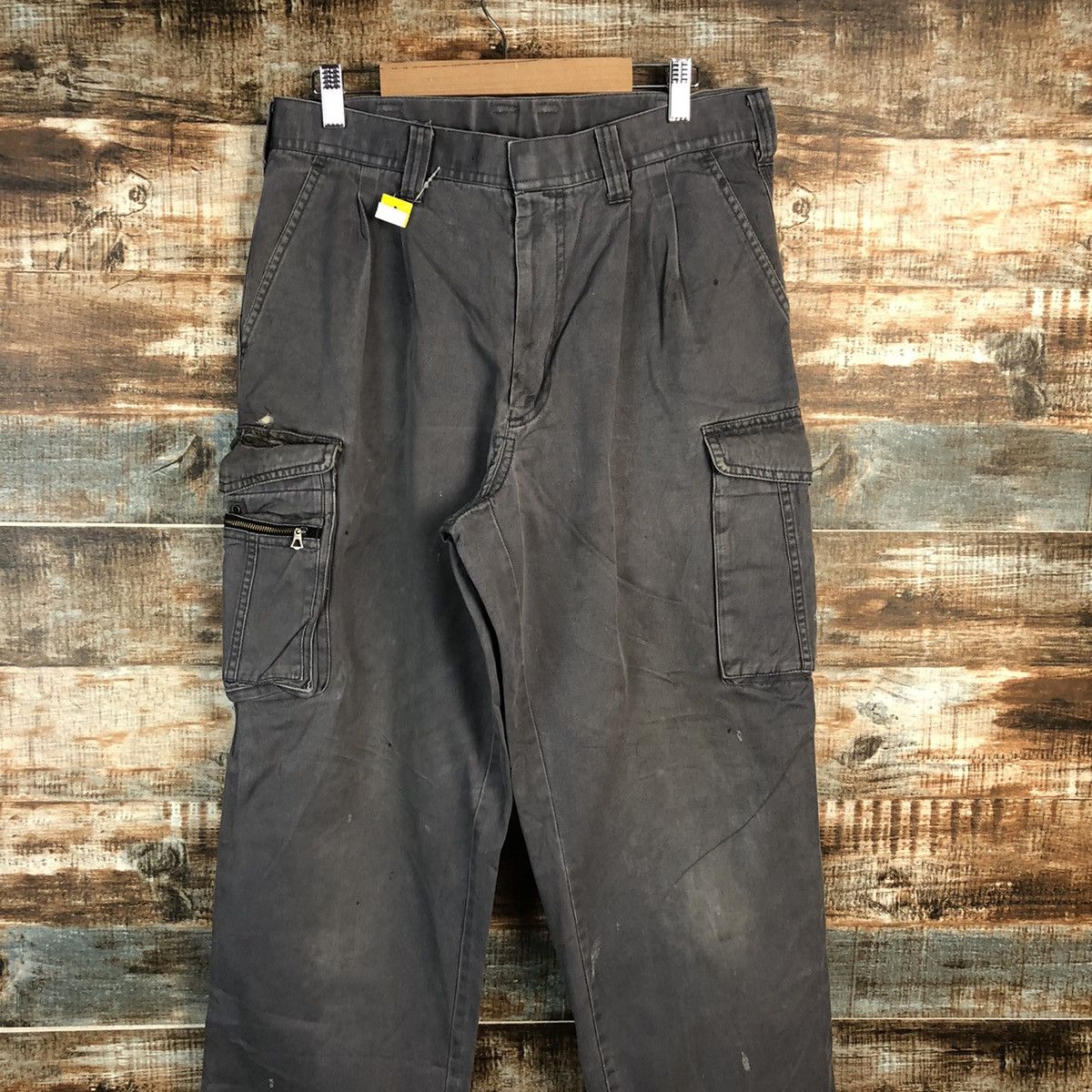Japanese Brand DL Japanese Brand Grey Cargo Multipocket Pants #C119 Size US 32 / EU 48 - 2 Thumbnail