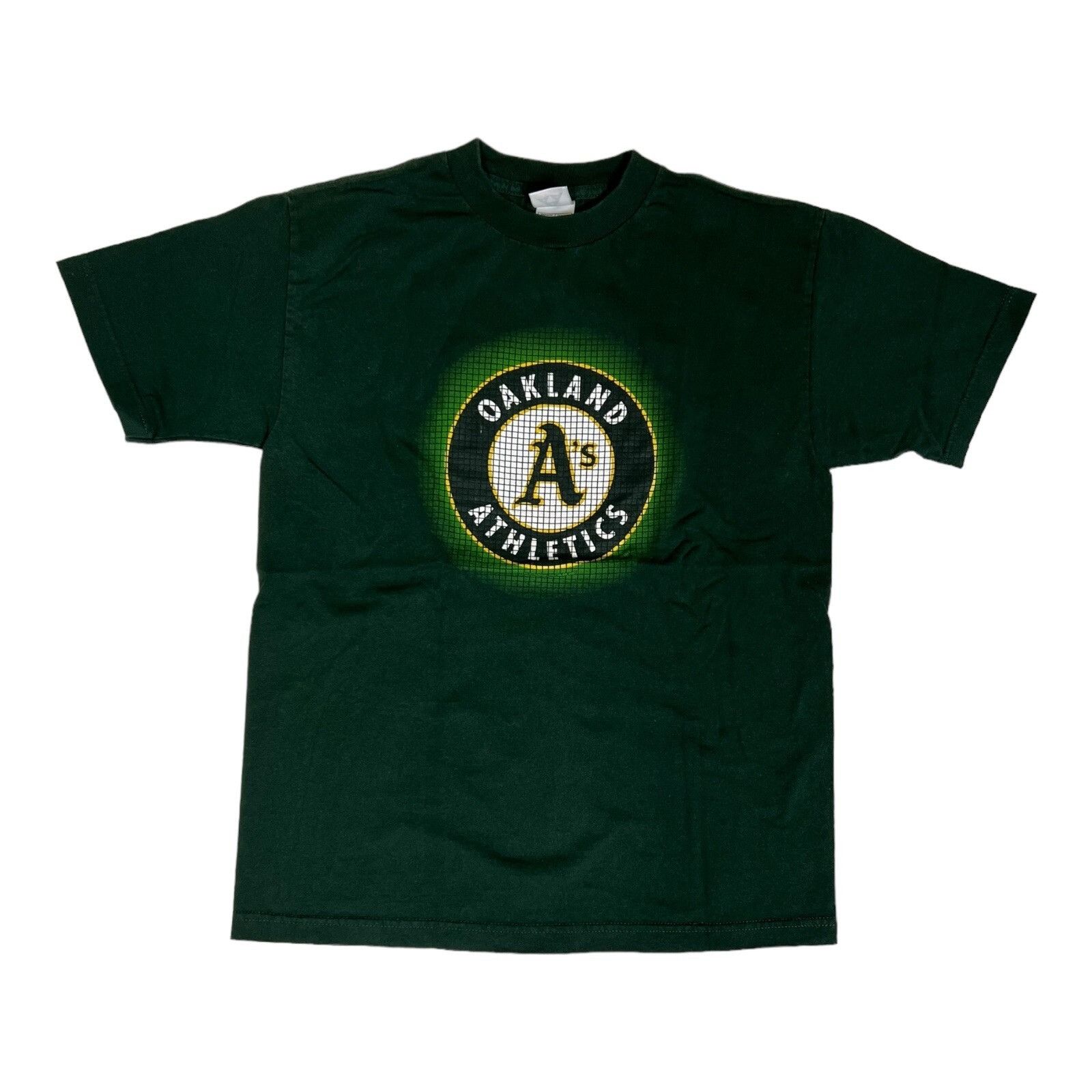 Vintage Vintage Oakland Athletics T-Shirt Y2K Grid Design Green Size Size US M / EU 48-50 / 2 - 1 Thumbnail