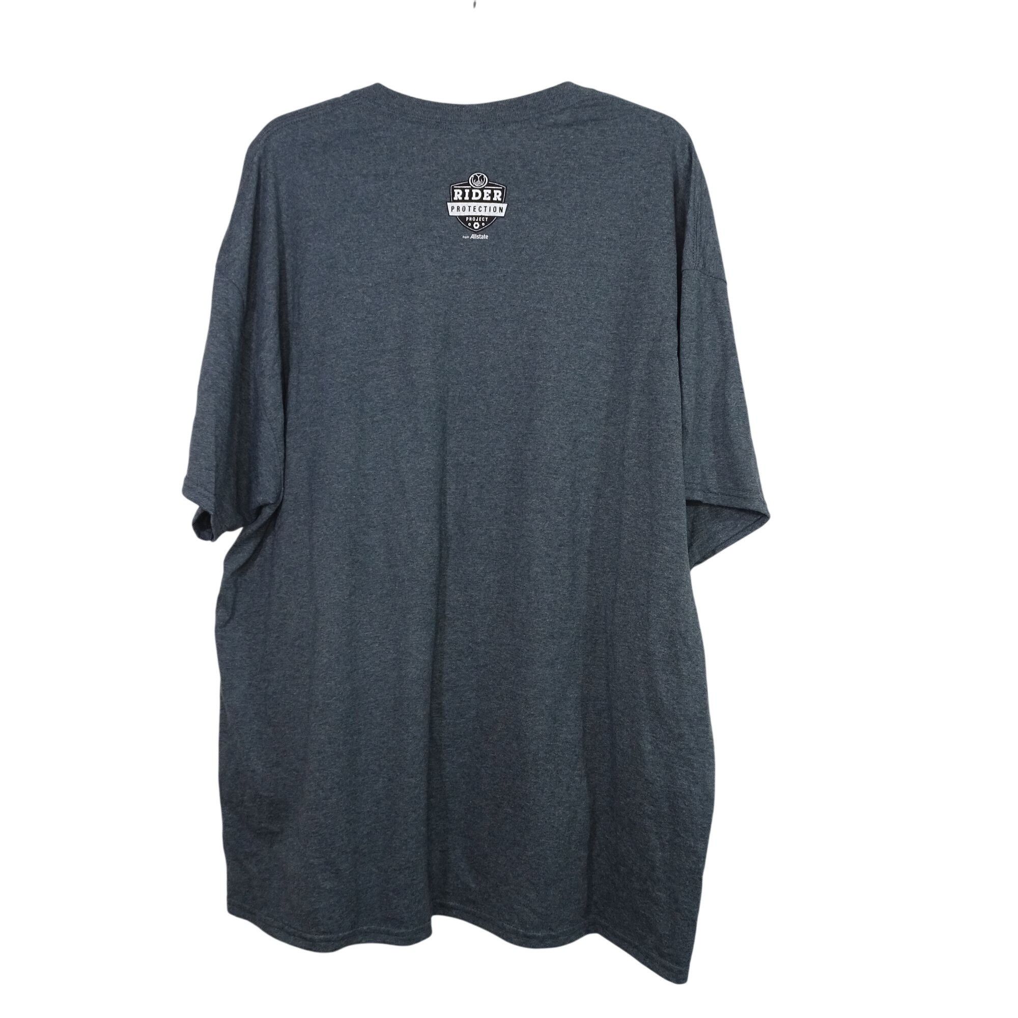 Gildan Gildan Ultra Cotton Graphic T-Shirt Men Size 2XL Gray Motorc Size US XXL / EU 58 / 5 - 3 Thumbnail