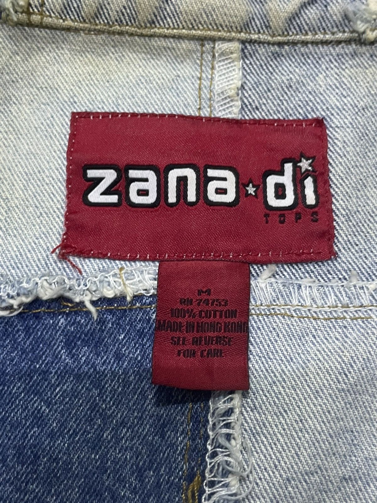 Hysteric Glamour × If Six Was Nine Japanese Zana Di Deconstructed Patchwork Denim Jacket Size M / US 6-8 / IT 42-44 - 11 Thumbnail