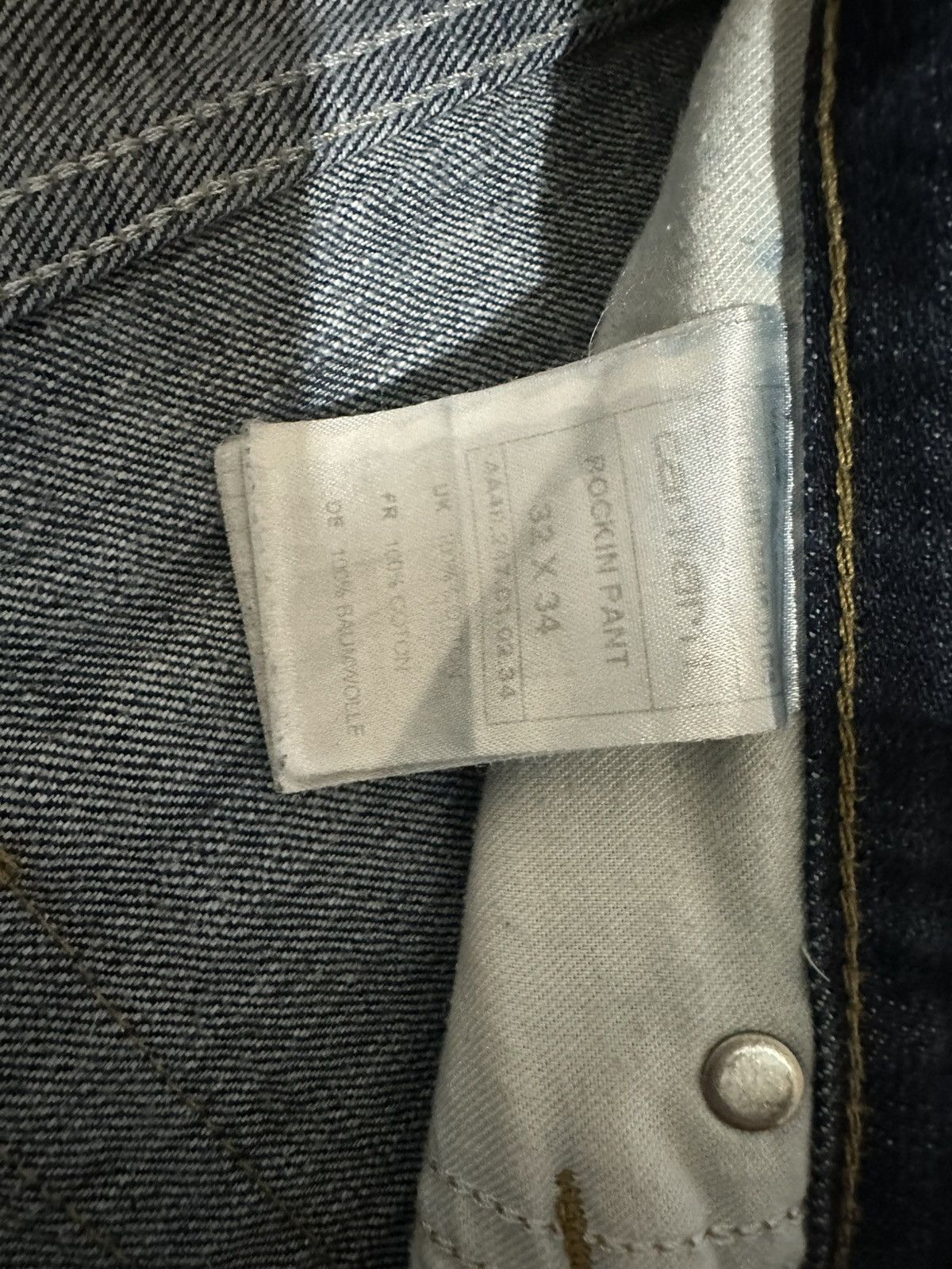 Carhartt Carhartt Navy Denim Jeans Size US 34 / EU 50 - 5 Thumbnail