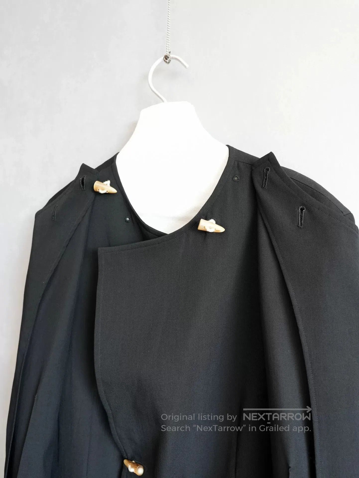 Yohji Yamamoto black double. Size US M / EU 48-50 / 2 - 6 Thumbnail
