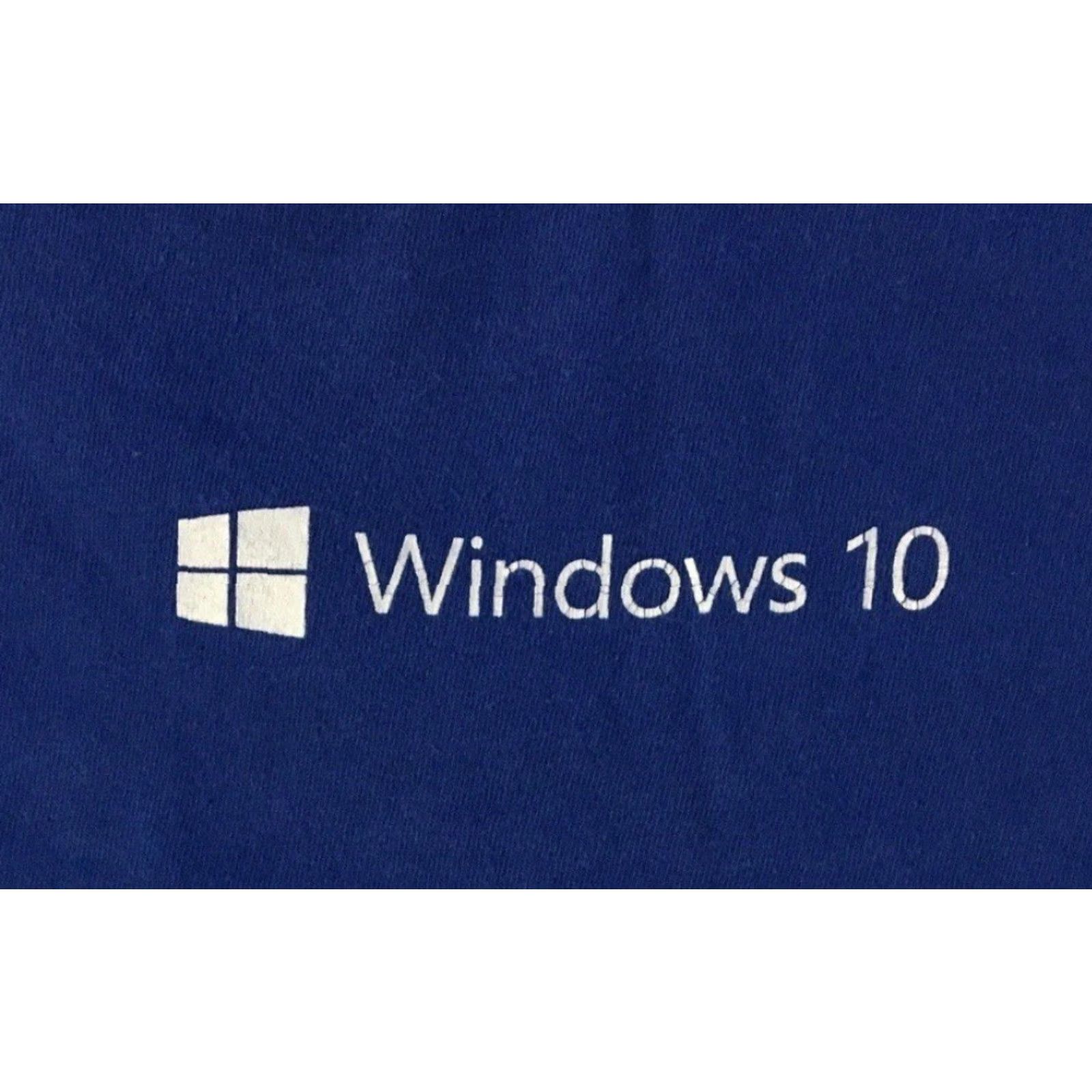 Apple VINTAGE Microsoft Windows 10 Faded Shirt XL Shirt Men XL Blue Microsoft Windows 10 90s Grunge Tech Promo USA retro 80s Size US XL / EU 56 / 4 - 4 Thumbnail