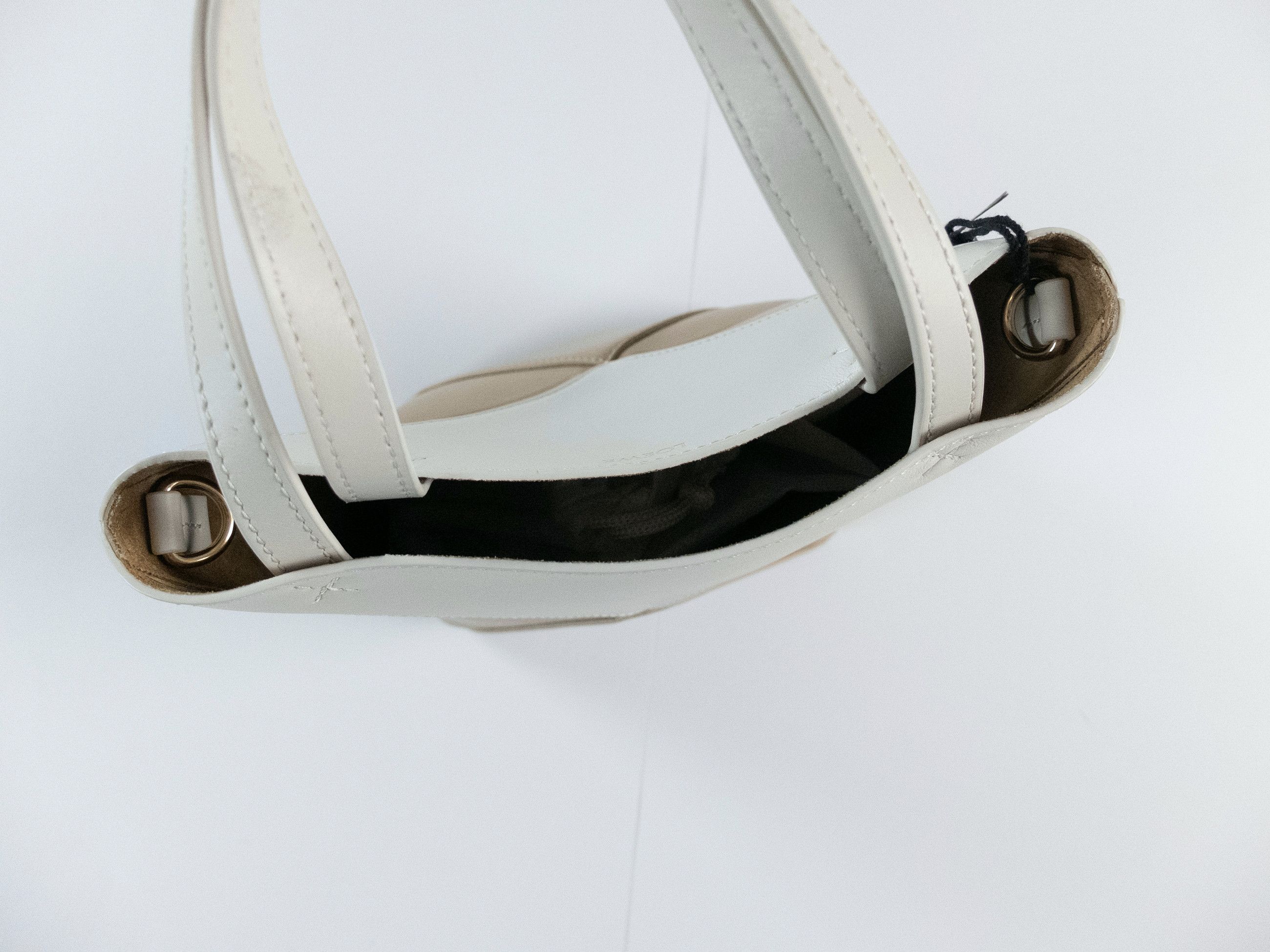 Loewe LOEWE Puzzle Fold Mini beige & white leather tote bag NWT Size ONE SIZE - 12 Thumbnail