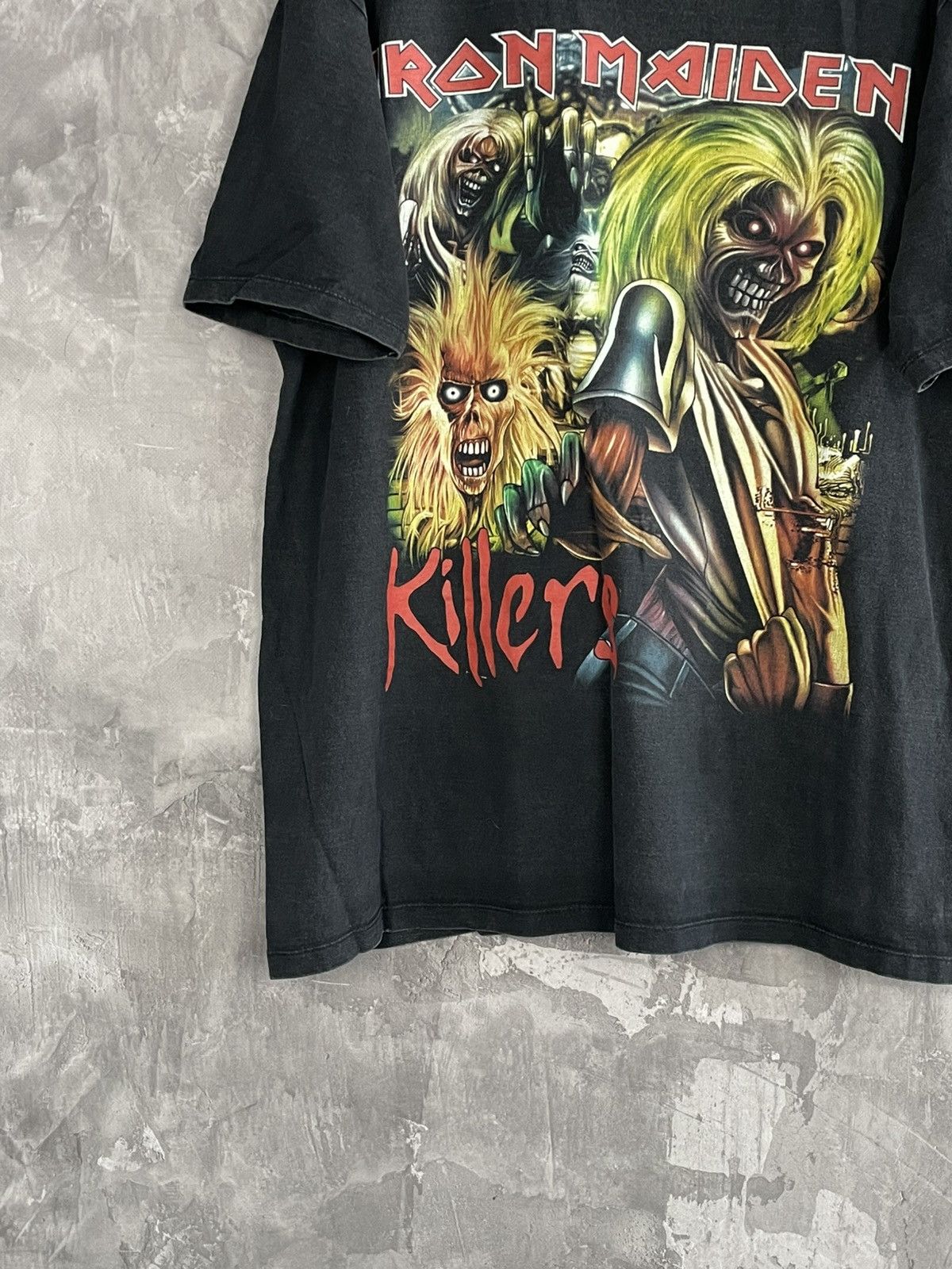 Vintage Iron Maiden Vintage Grunge Vibe Rock t-shirt Size US XL / EU 56 / 4 - 5 Thumbnail