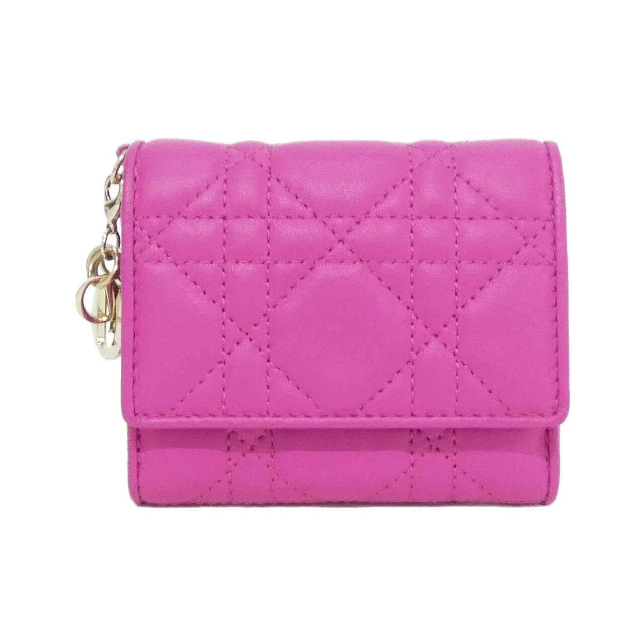 Dior Dior Dior Wallet Leather Long Wallet 22-BO-1212 DUTY FREE for