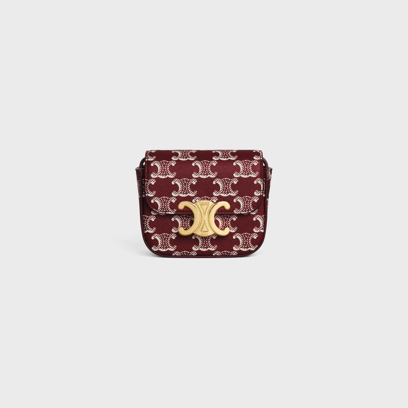 Celine o1w1db10326 10I512GBKSize:OS/Crossbody Bag in Burgundy/White Size ONE SIZE - 1 Thumbnail