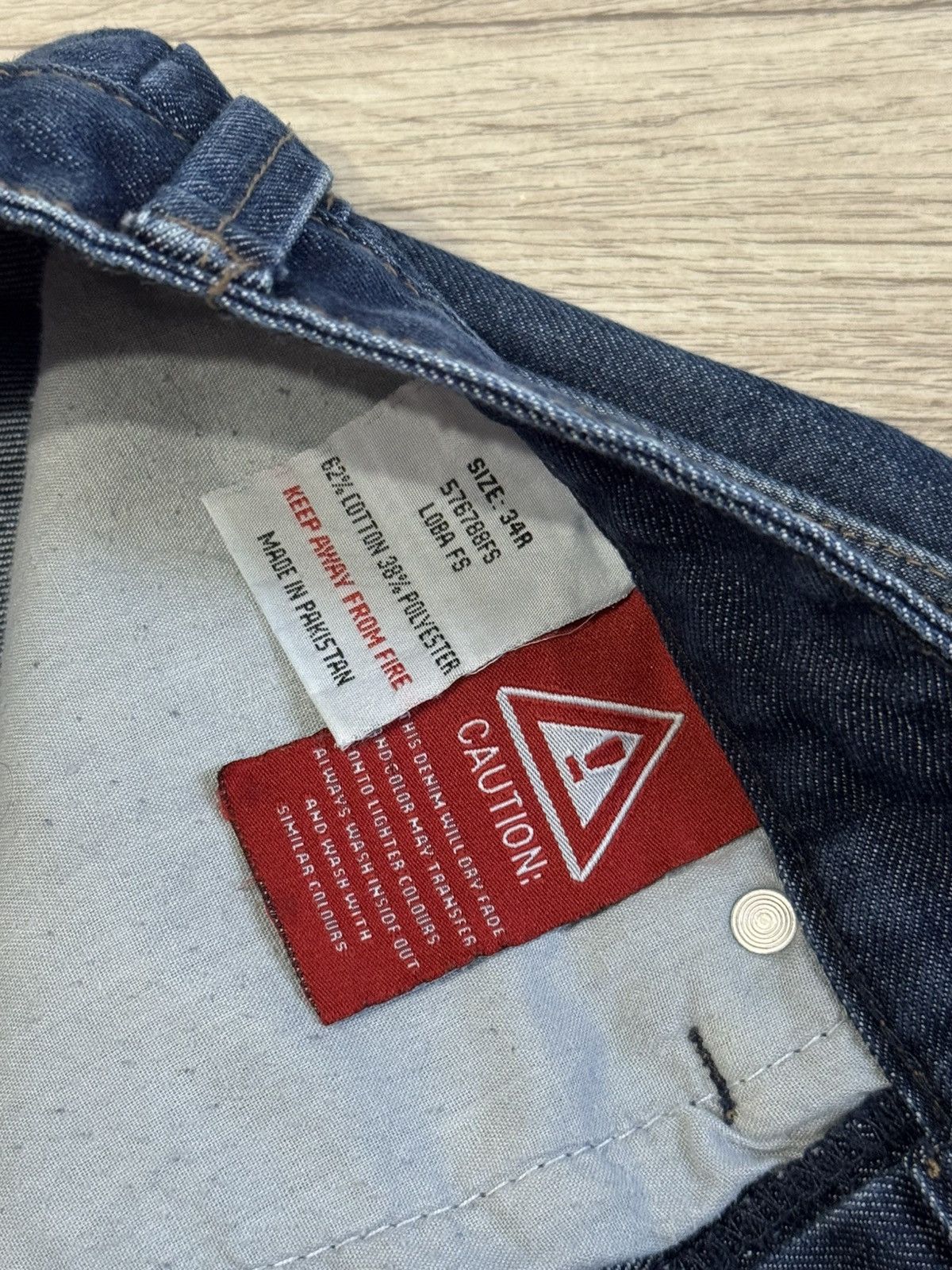 Kangol 🔷Vintage Kangol Y2K Baggy Denim Jeans🔷 Size US 34 / EU 50 - 6 Thumbnail