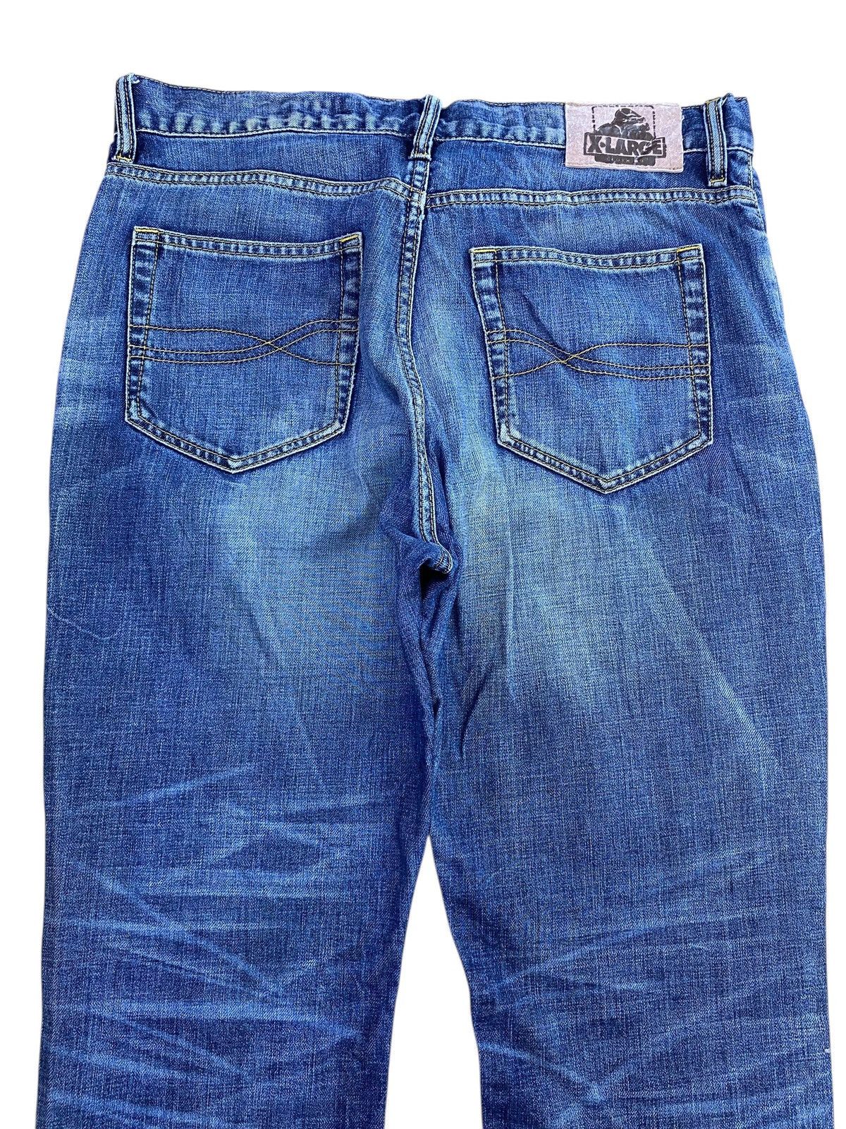 Xlarge X-Large Brand Whiskers Faded Wash Style Straight Cut Jeans Size US 34 / EU 50 - 4 Thumbnail