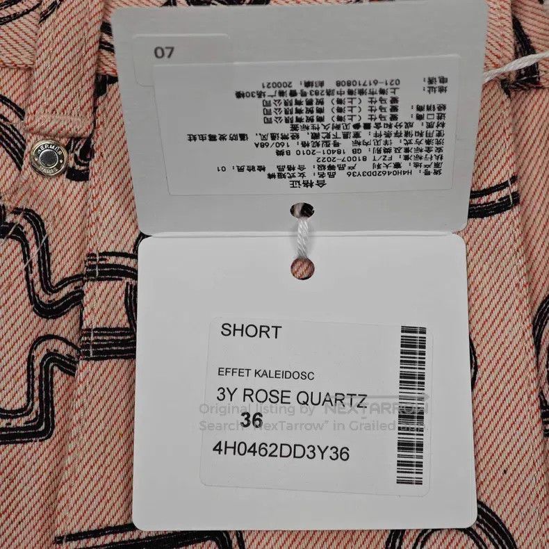 Hermes Hermes Pink denim shorts Size 24" / US 00 / IT 34 - 7 Thumbnail