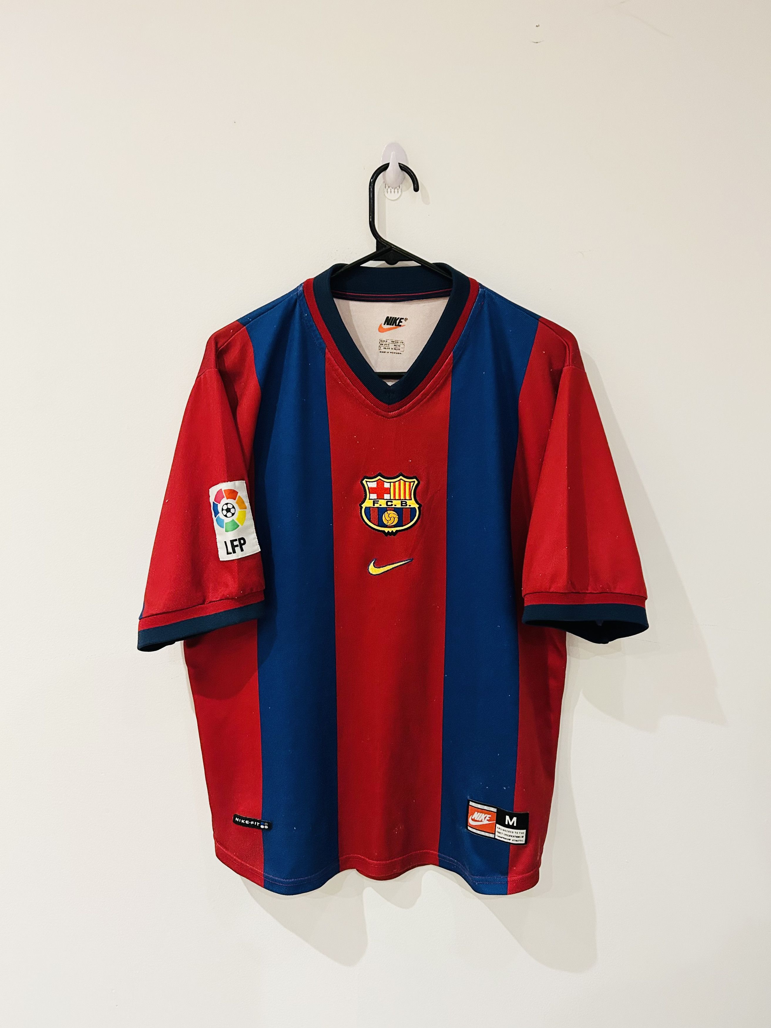 Nike × Vintage Fc barcelona 1998/99 home jersey | Grailed