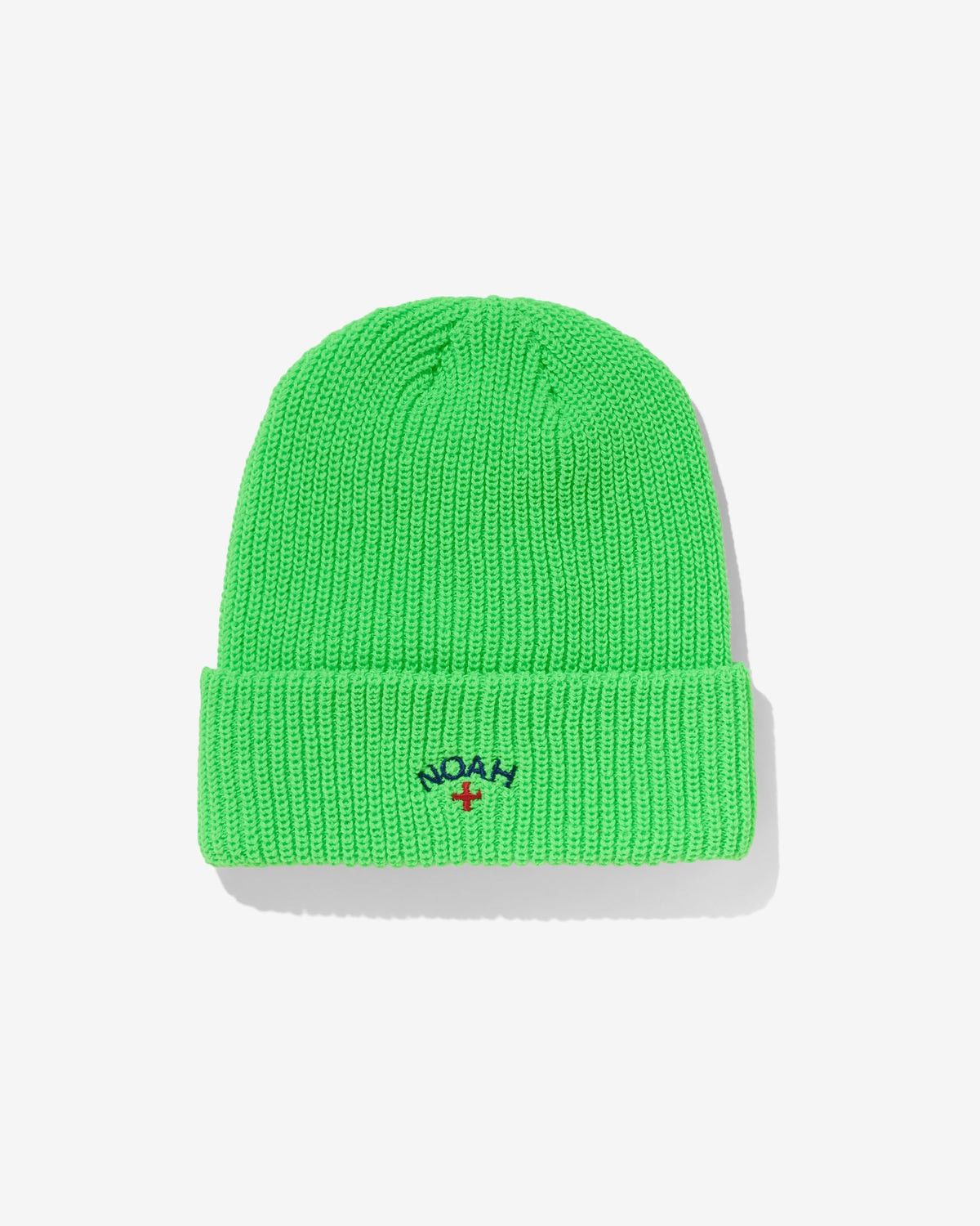 Noah Noah FW23 Core Logo Beanie LIME Size ONE SIZE - 1 Thumbnail