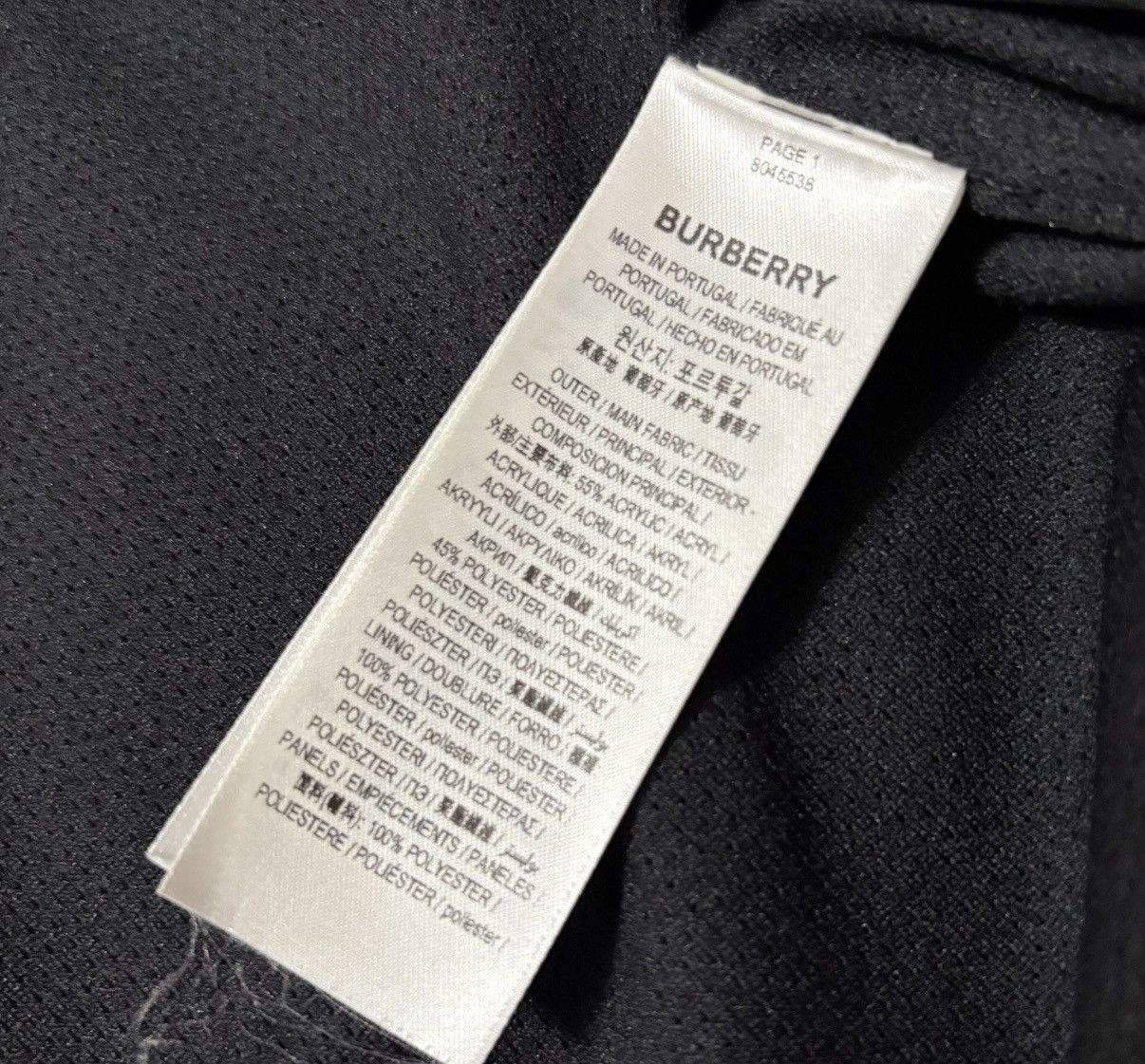 Burberry BURBERRY Dorian Check Fleece Jacket XL Dark Charcoal Size US XL / EU 56 / 4 - 9 Thumbnail