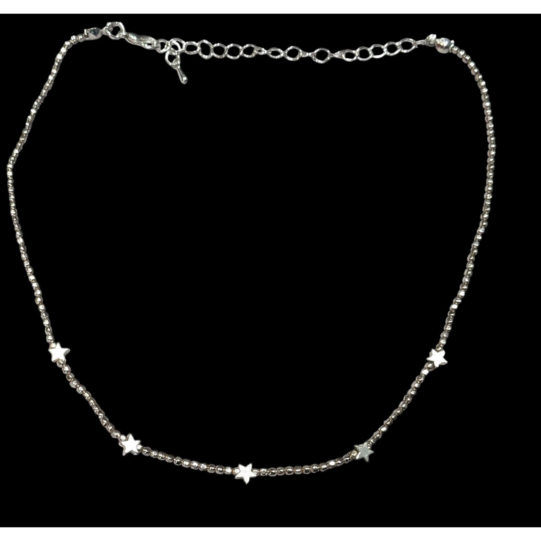 Other Minimalist Star Silver Tone Beaded Necklace Size ONE SIZE - 1 Thumbnail