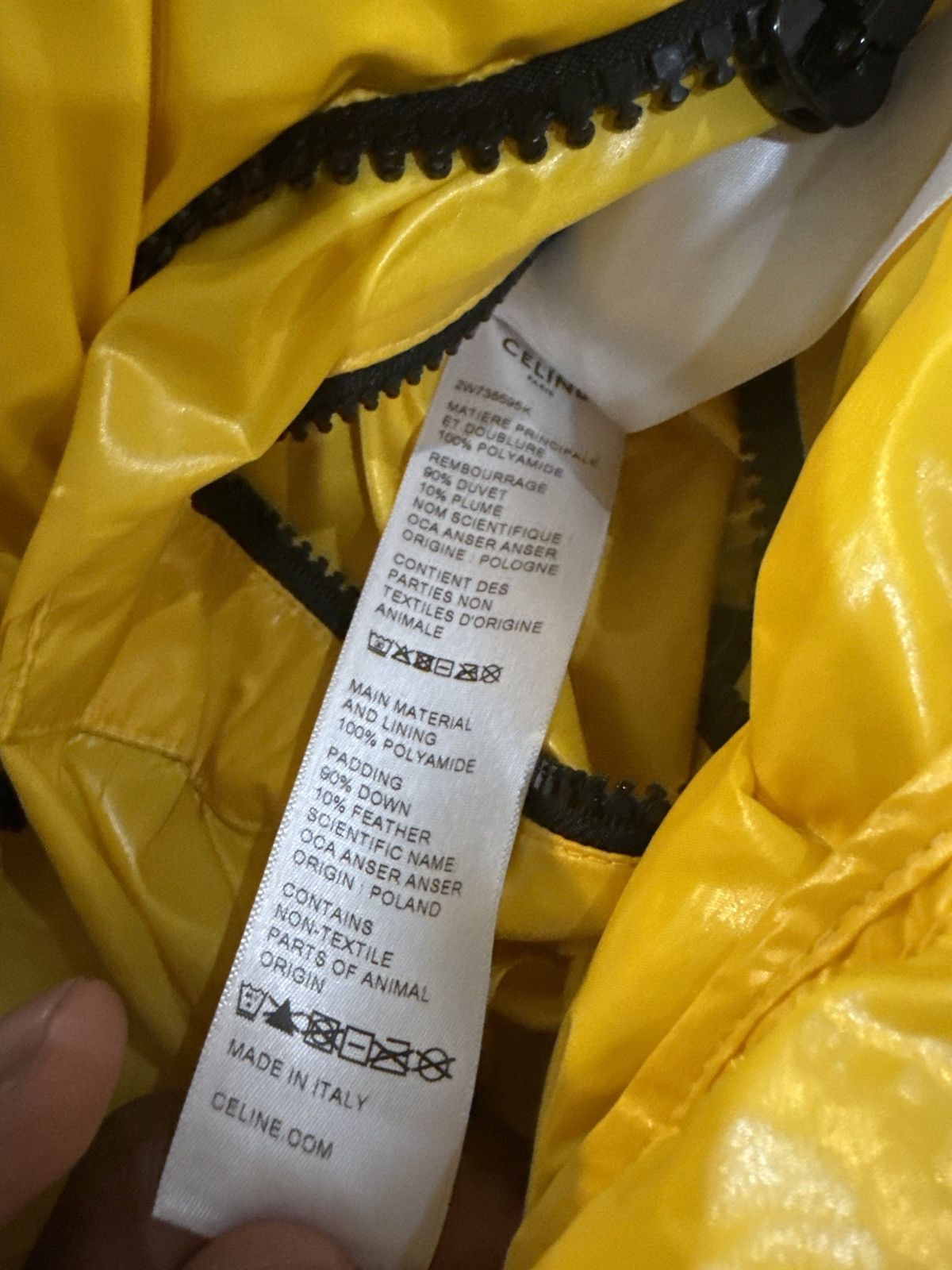 Celine Céline Signature Logo Puffer Coat Size US M / EU 48-50 / 2 - 10 Thumbnail