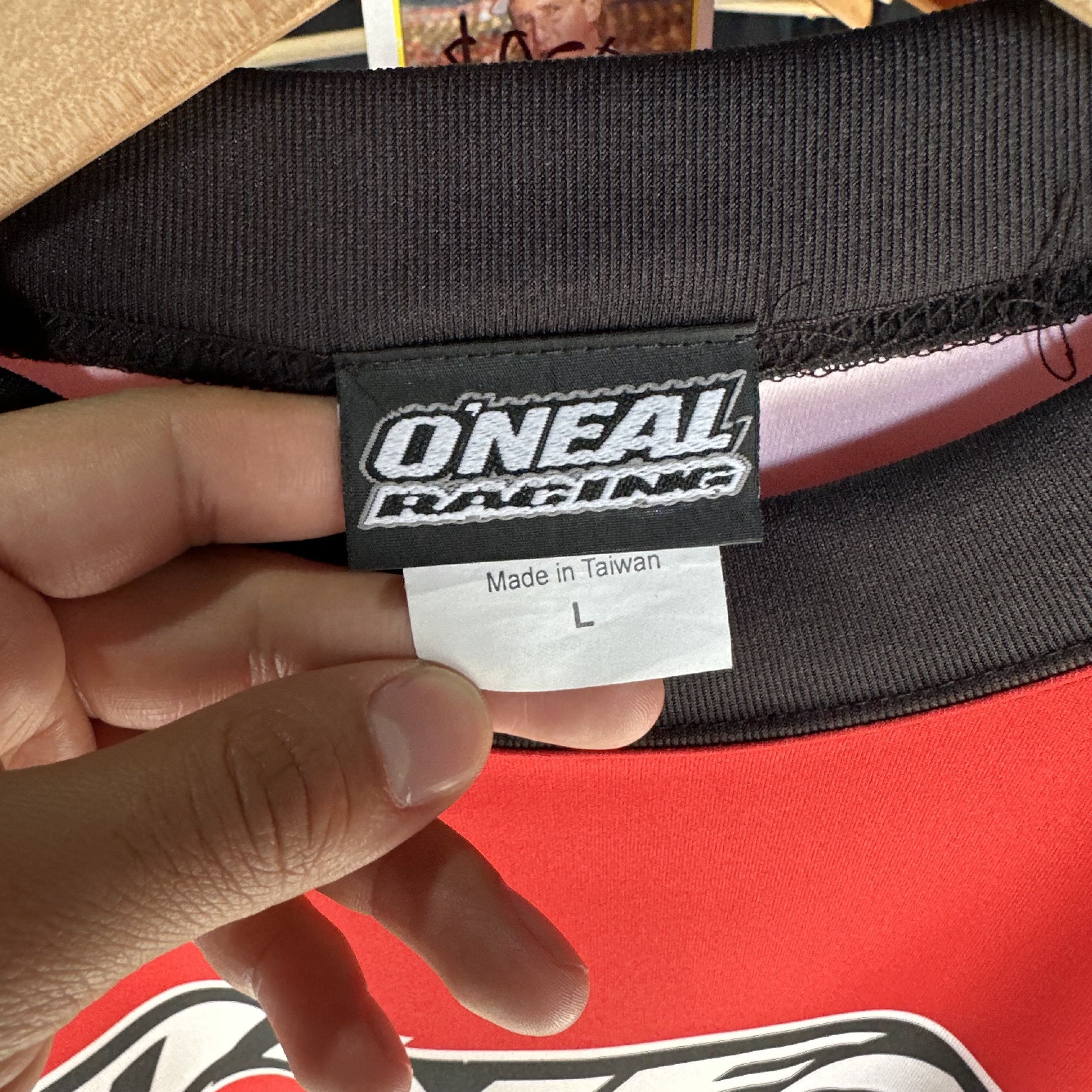 Other Oneal Racing Shirt Mens L Red Black Motocross Jersey LS Size US L / EU 52-54 / 3 - 8 Thumbnail