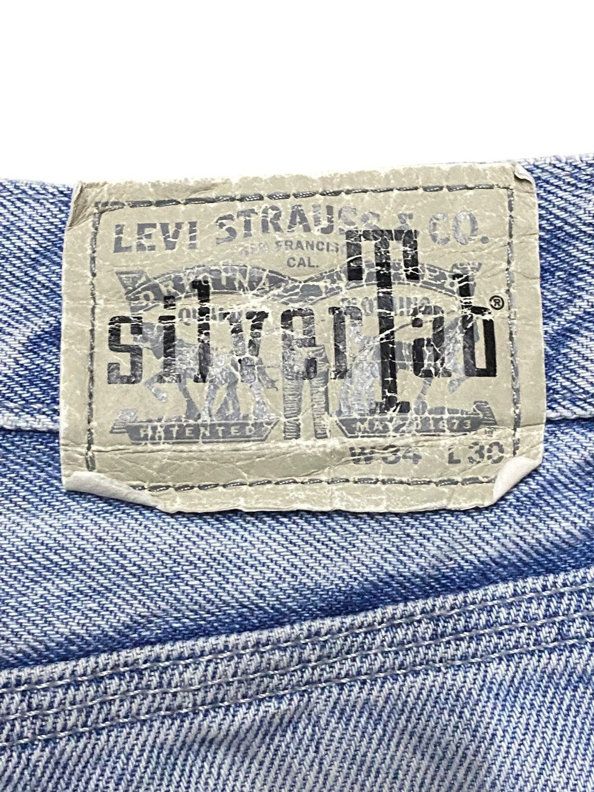 Levi's Vintage Levis Silver Tab Light Wash Baggy Carpenter Jeans Size US 36 / EU 52 - 15 Thumbnail