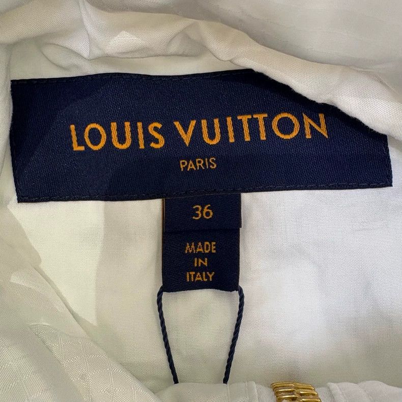 Louis Vuitton Louis Vuitton 23 white logo full-print cotton hooded draws Size XS / US 0-2 / IT 36-38 - 7 Thumbnail