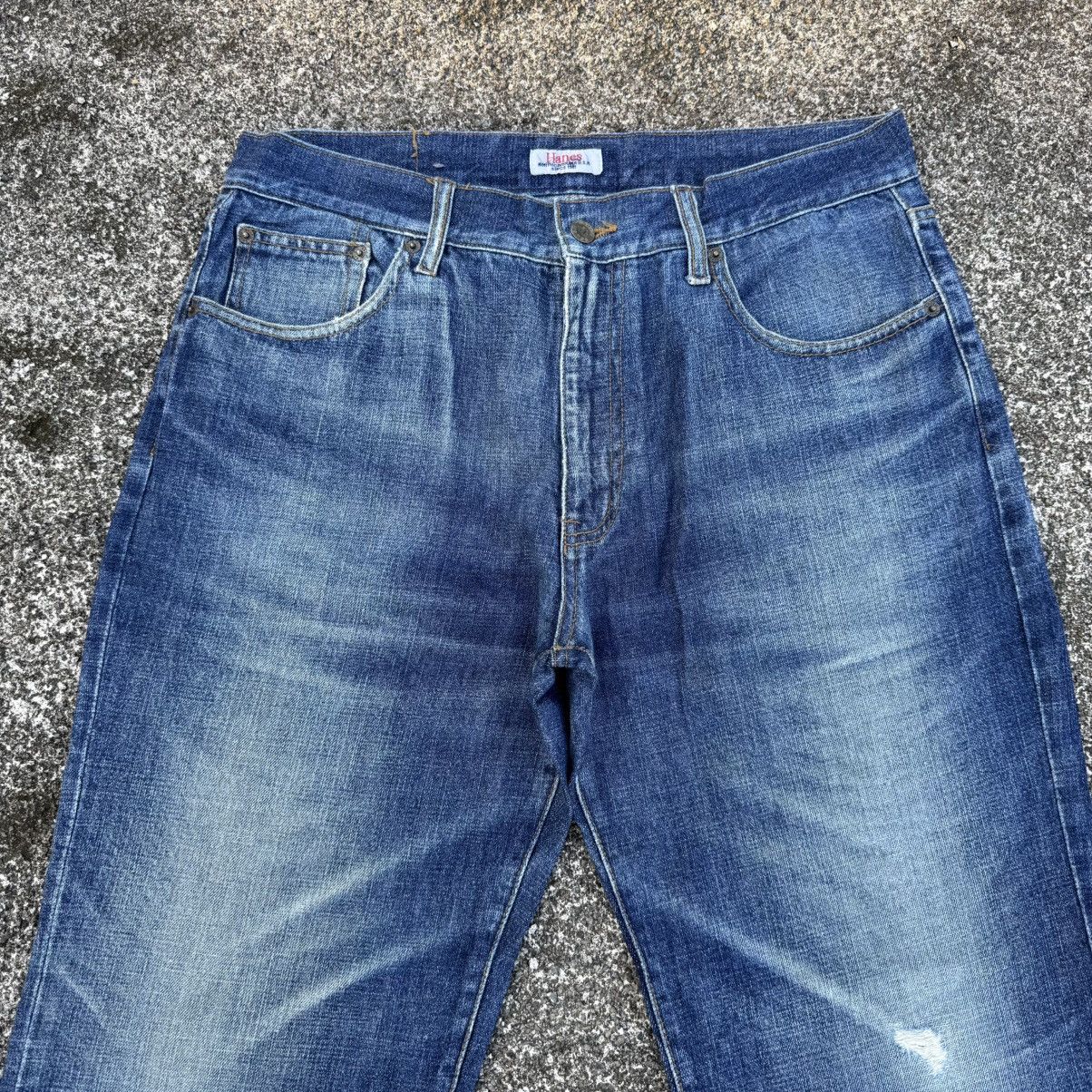 Vintage VINTAGE HANES DENIM FADED JEAN PANTS Size US 34 / EU 50 - 3 Thumbnail