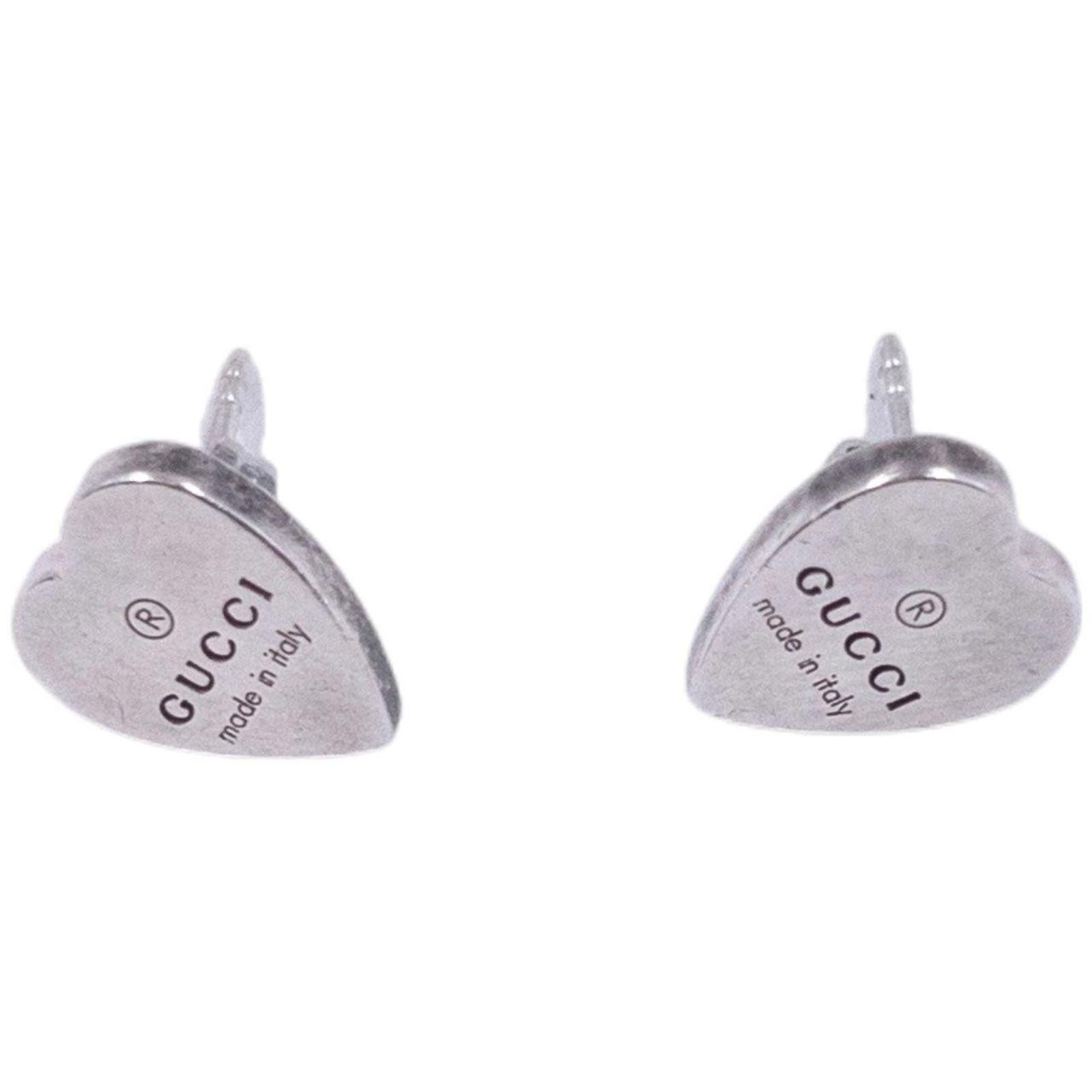 Gucci Vintage Gucci Heart Ear Rings Size ONE SIZE - 5 Thumbnail