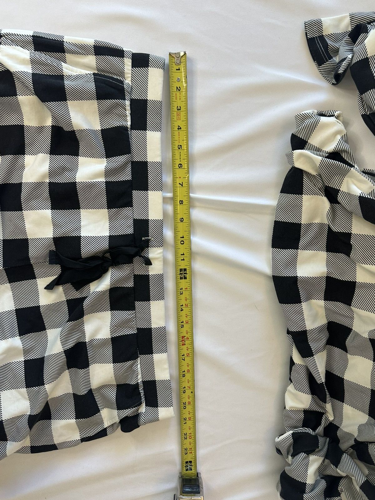 Lands' End Lands’ End women’s XXL black-and-white two-piece pajama set Size 42" / US 20 - 5 Thumbnail