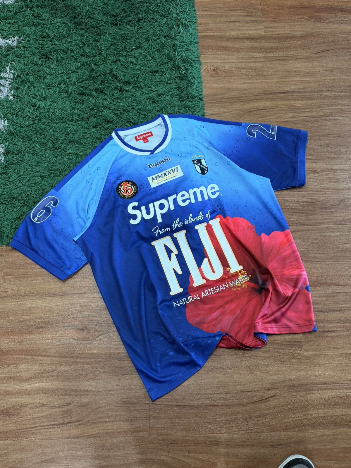 Supreme Supreme x Akira Soccer Top FW17 | Grailed