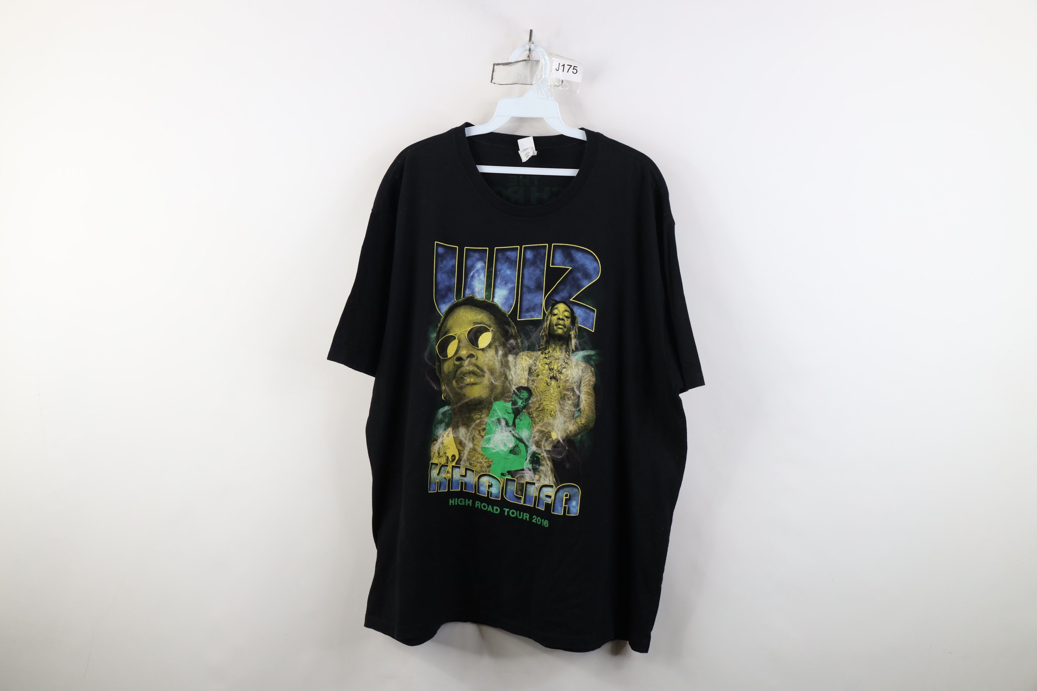 Vintage Y2K Streetwear Road Tour Wiz Khalifa Rap Tee T-Shirt Black Size US XXL / EU 58 / 5 - 1 Thumbnail