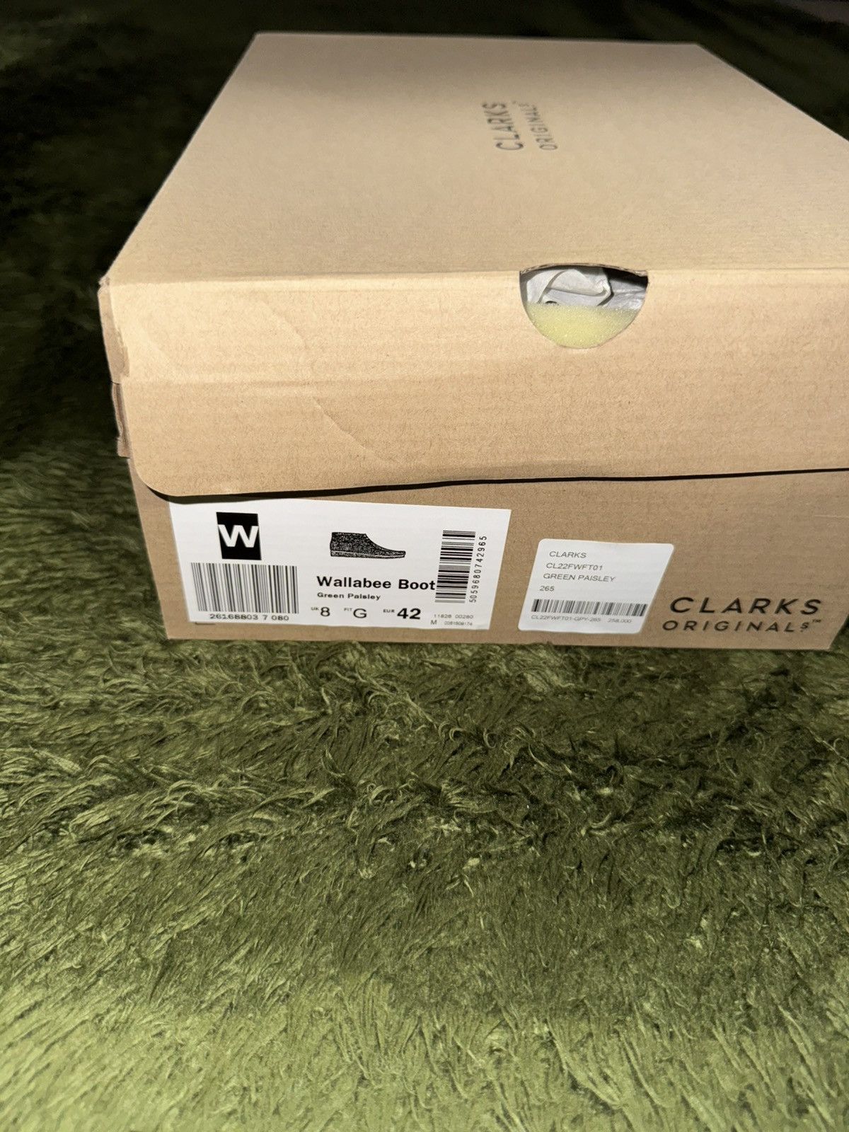 Clarks [UK 8] Clarks Wallabee Boot Paisley Green Size US 8.5 / EU 41-42 - 8 Thumbnail