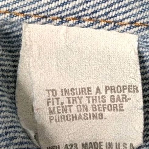 Levi's VINTAGE Levi’s Jacket Denim Trucker 70506-0214 Size 40 Blue Unlined 80s 90s USA Mens Size US XXS / EU 40 - 7 Thumbnail