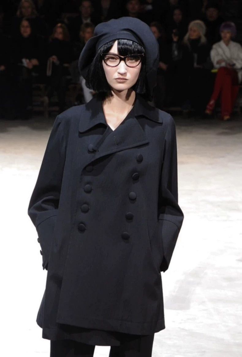 Yohji Yamamoto Yohji Yamamoto black coat Size S / US 4 / IT 40 - 1 Thumbnail