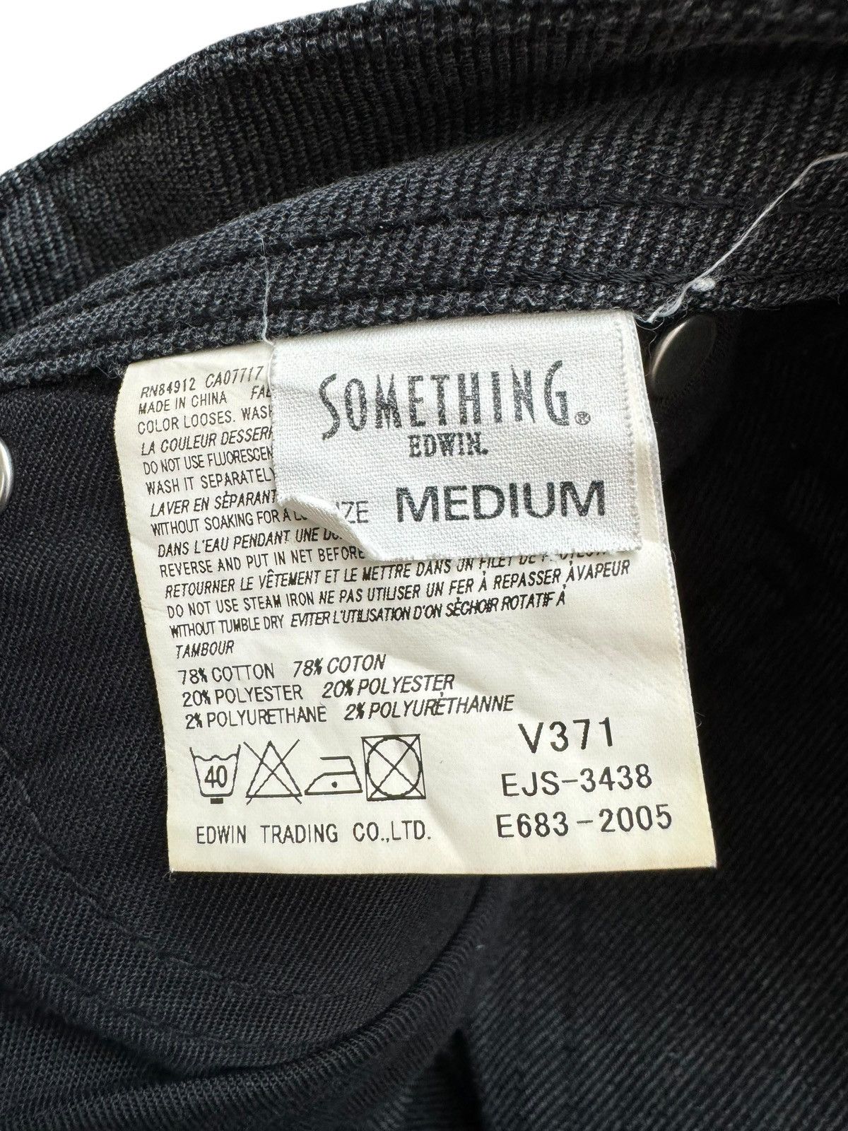 Edwin 💸LASTDROP💸 FLARED EDWIN SOMETHING VIENUS BAGGY JEANS Size 31" - 8 Thumbnail