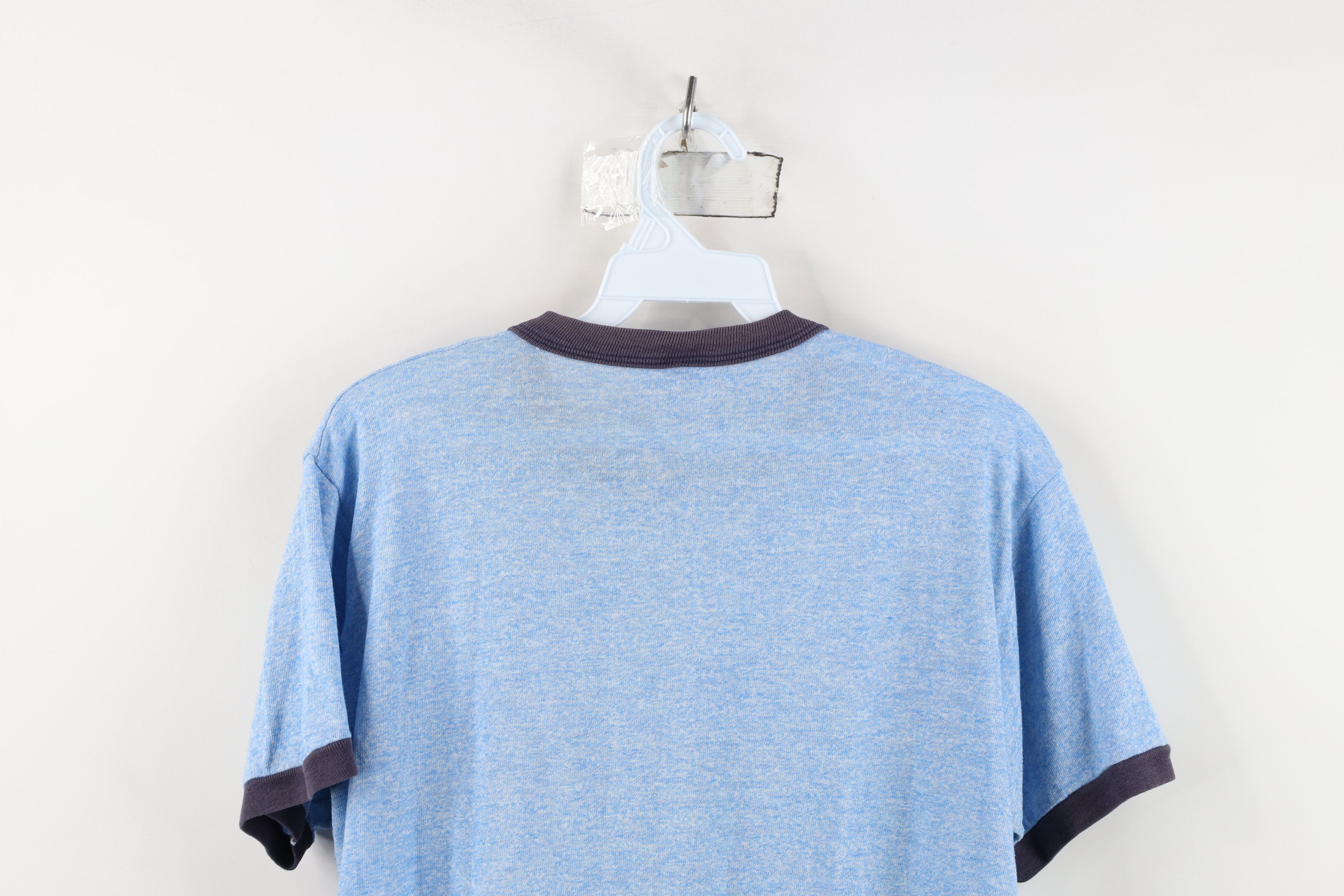 Russell Athletic Vintage 90s Russell Athletic School Ringer T-Shirt Blue USA Size US M / EU 48-50 / 2 - 12 Thumbnail
