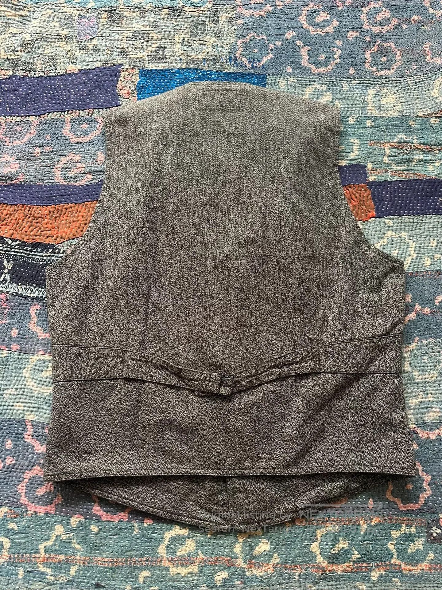 RRL Ralph Lauren gray rrl pepper salt vest size M. Size US M / EU 48-50 / 2 - 2 Thumbnail
