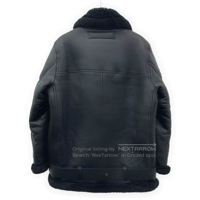 Acne Studios Acne Studios Black Sheep Leather Zip-up Long Sleeve Faux F Size XXS / US 00 / IT 34 - 2 Thumbnail