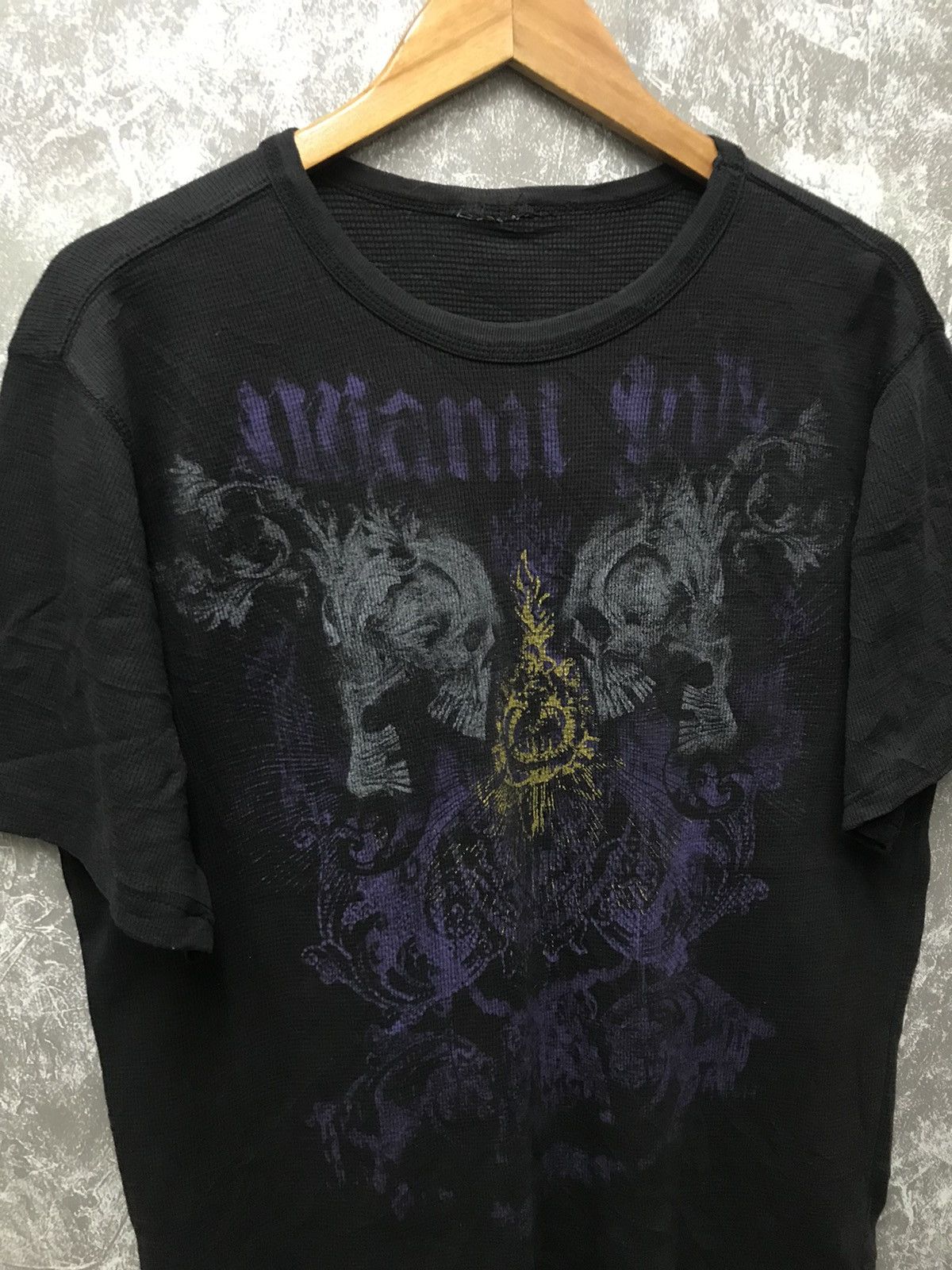 Affliction × Ed Hardy × Southpole Miami Ink Affliction Skull Y2K Graphic Tee Size US L / EU 52-54 / 3 - 5 Thumbnail