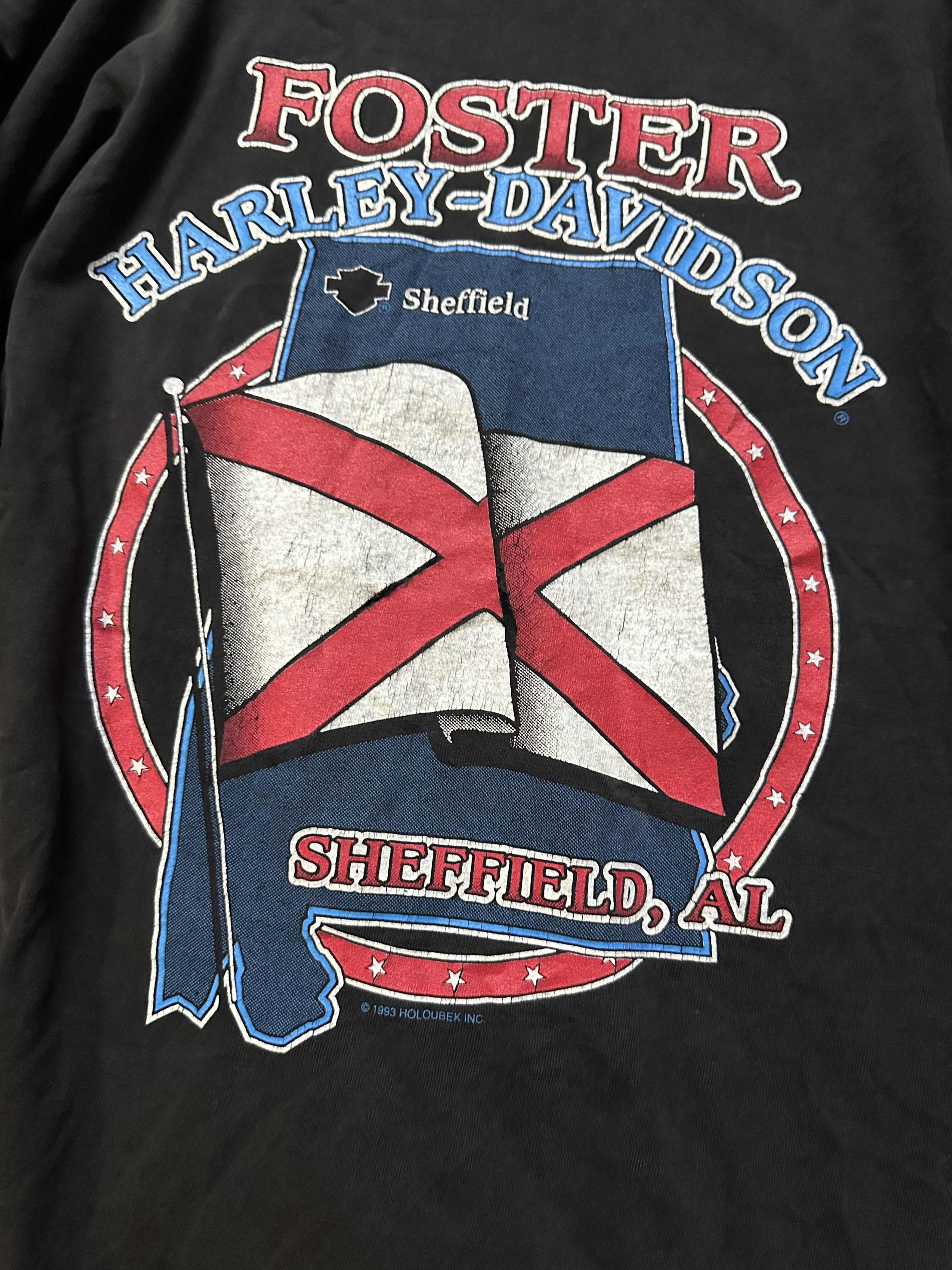 Harley Davidson Vintage Harley-Davidson T-Shirt “Chrome Sweet Chrome” Black Size US XXL / EU 58 / 5 - 4 Thumbnail