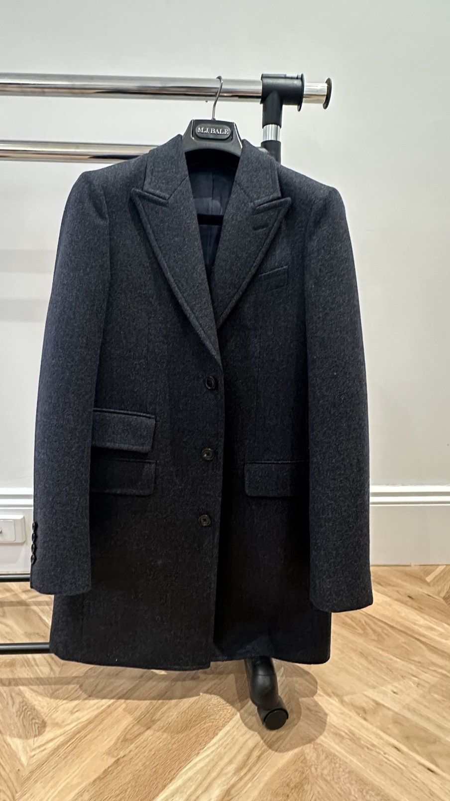 M.J. Bale Merino Wool Coat Size US XS / EU 42 / 0 - 1 Thumbnail