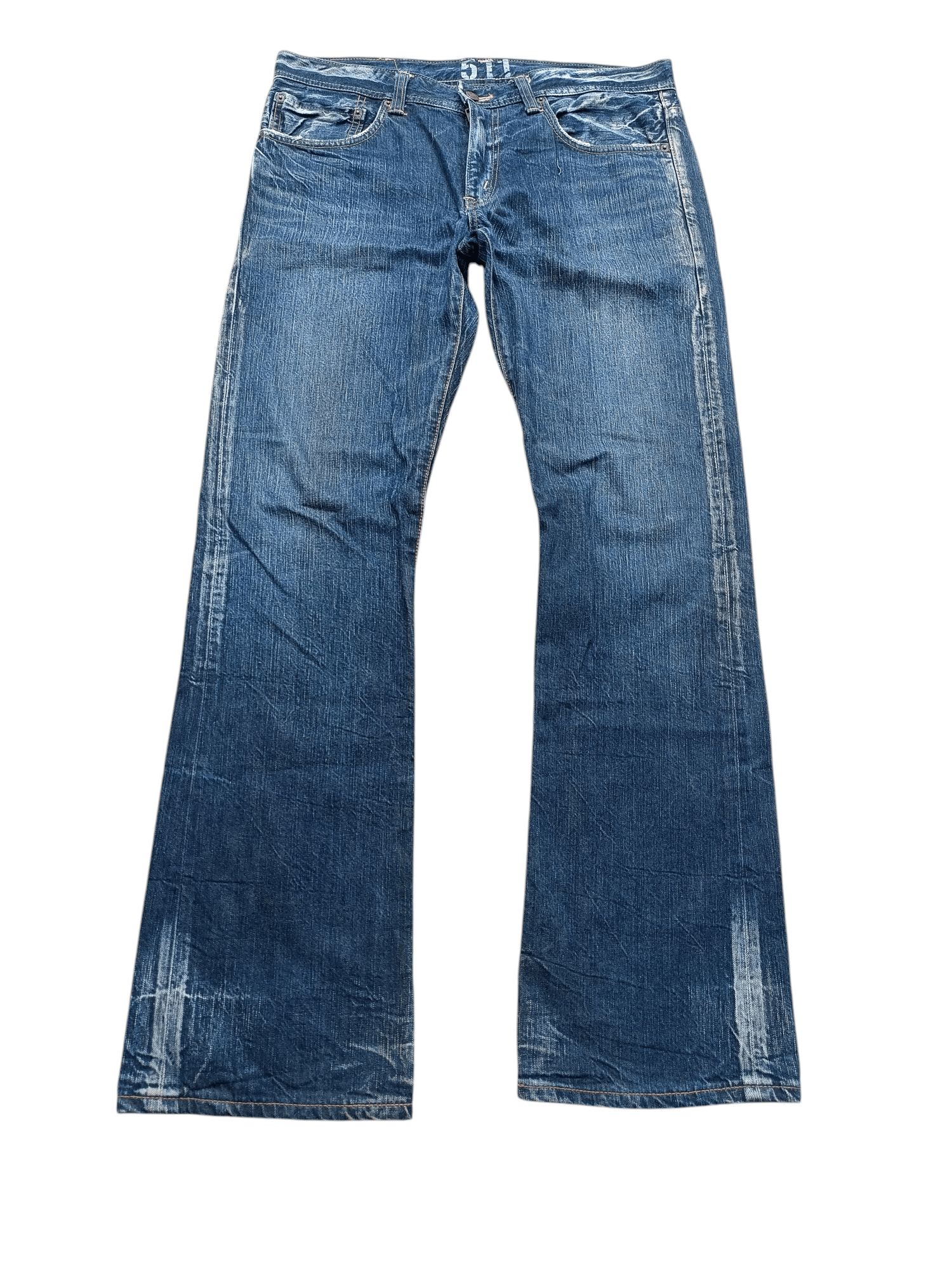 Edwin × Japanese Brand Flare💥Vintage 511 RV Edwin Japan Denim Size US 34 / EU 50 - 4 Thumbnail