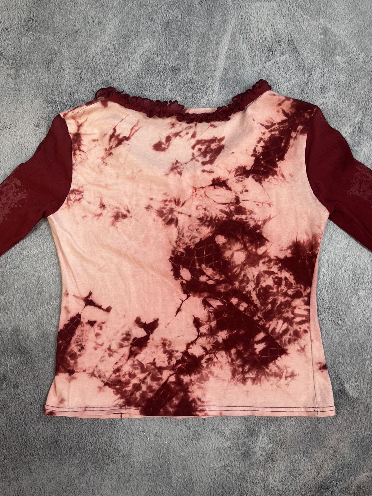 Other Vintage Y2K abstract all over blouse longsleeve Japanese Size XL / US 12-14 / IT 48-50 - 6 Thumbnail