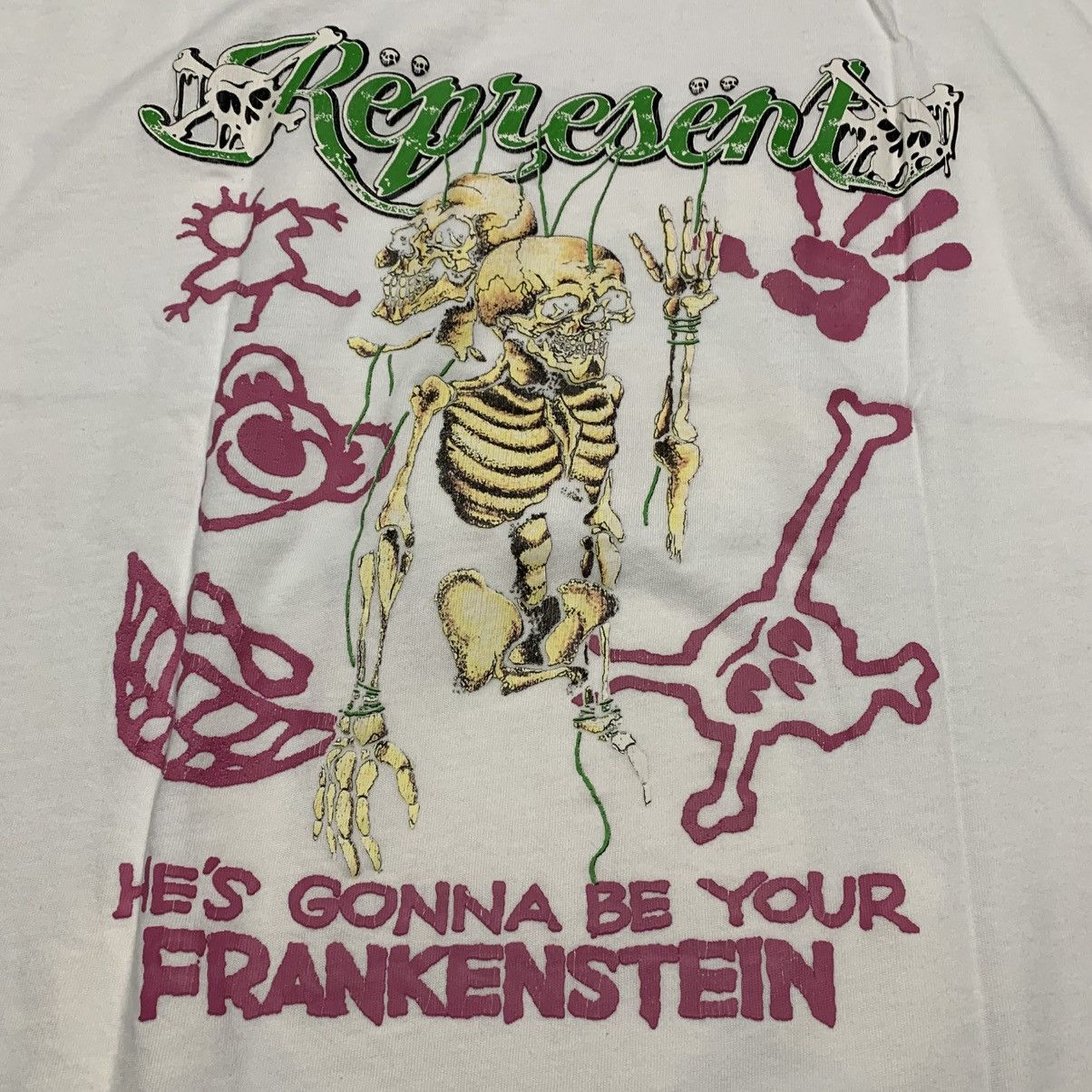 Represent Clo. Represent x Motley Crue XXS Without You Flat White Tee Size US XXS / EU 40 - 5 Thumbnail