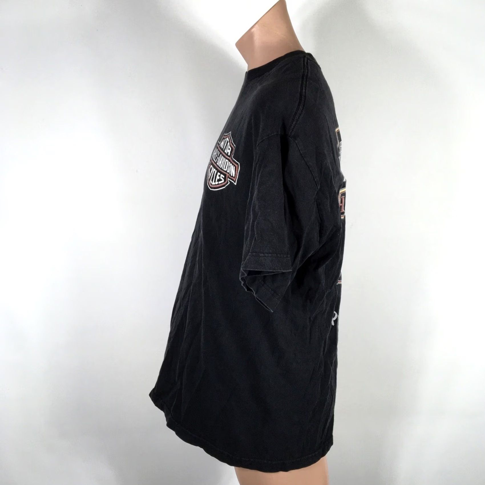 Harley Davidson VINTAGE Harley-Davidson Road King T-Shirt Mens XL Black 90s Graphic Print USA Men Shirts Size US XL / EU 56 / 4 - 7 Thumbnail