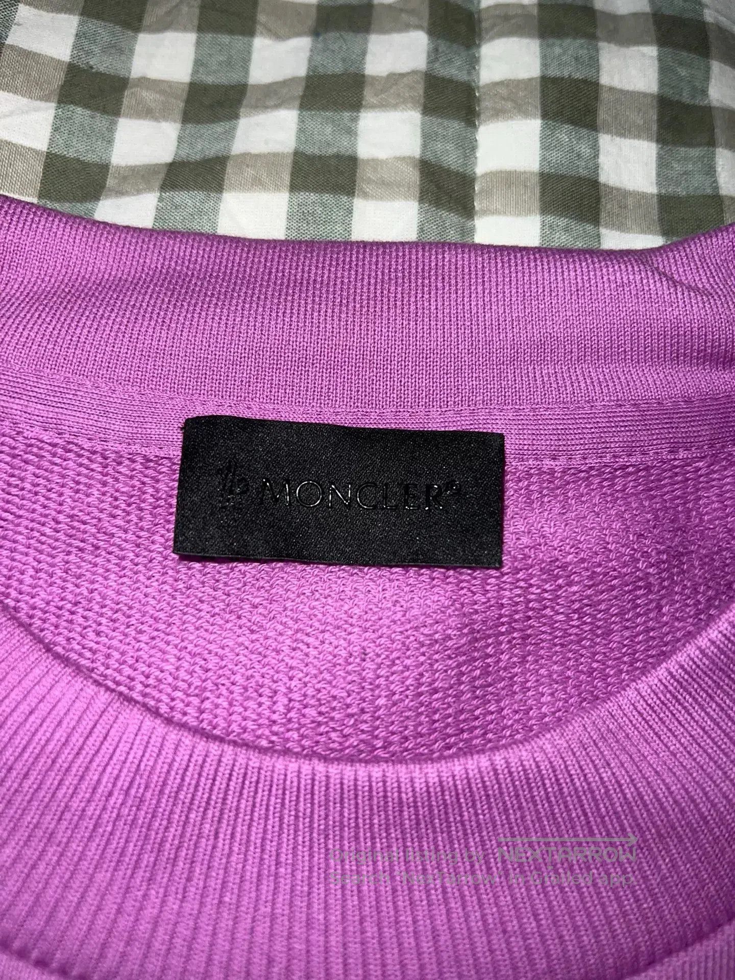 Moncler moncler maglia high-end sweatshirt in purple. Size M / US 6-8 / IT 42-44 - 5 Thumbnail