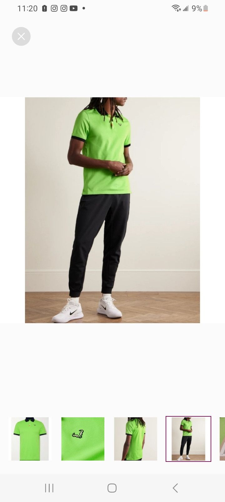 Nike NIKE TENNIS RAFA SLIM'FIT DRI-FIT Piqué Tennis Polo Shirt Size US XL / EU 56 / 4 - 4 Thumbnail