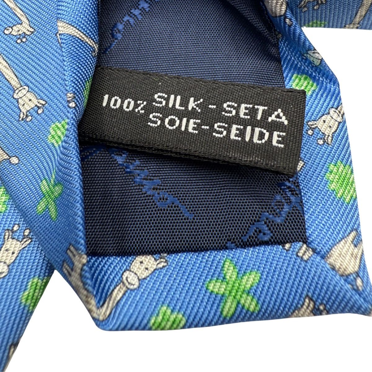 Salvatore Ferragamo Salvatore Ferragamo Silk Tie, Blue, Made in Italy Size ONE SIZE - 8 Thumbnail