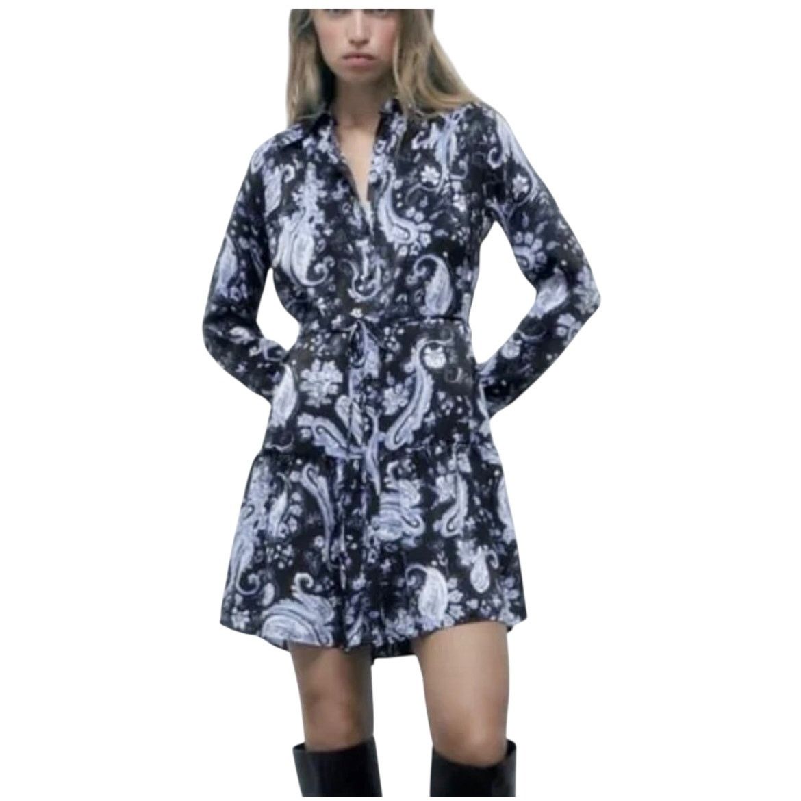blue animal print dress zara Nina Sofie Women's Shoes New Navy : 8.5 M main image 0